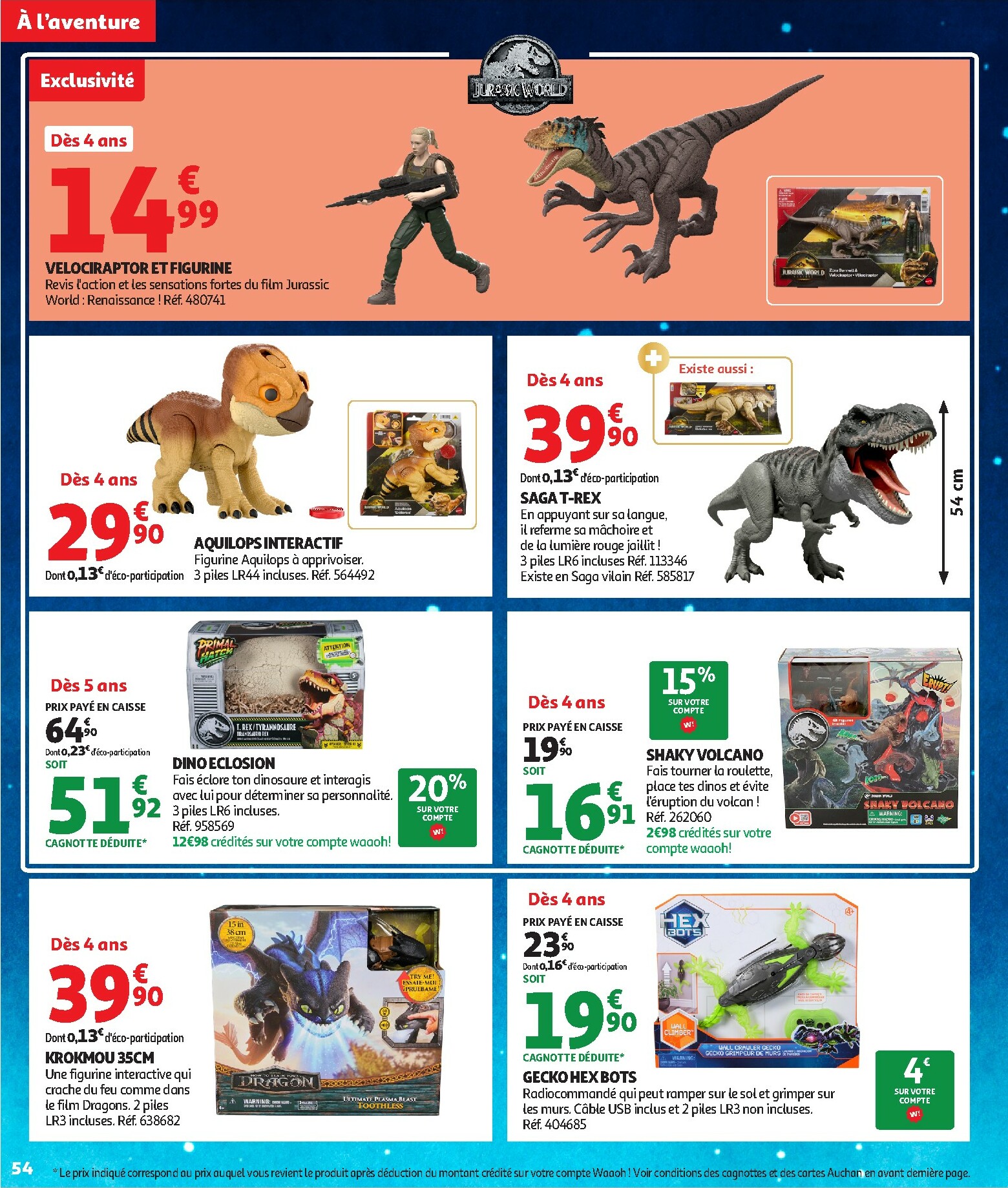 auchan - Auchan - La fabuleuse mission de Noël folder geldig vanaf 17/10 - 07/12 - page: 54 auchan - Auchan - La fabuleuse mission de Noël folder geldig vanaf 17/10 - 07/12 - page: 54