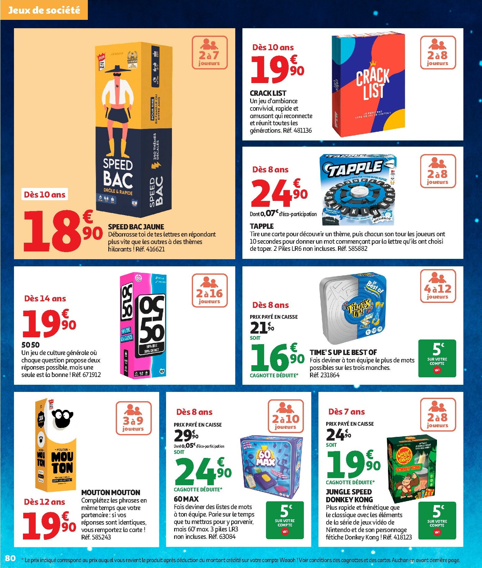 auchan - Auchan - La fabuleuse mission de Noël folder geldig vanaf 17/10 - 07/12 - page: 80 auchan - Auchan - La fabuleuse mission de Noël folder geldig vanaf 17/10 - 07/12 - page: 80
