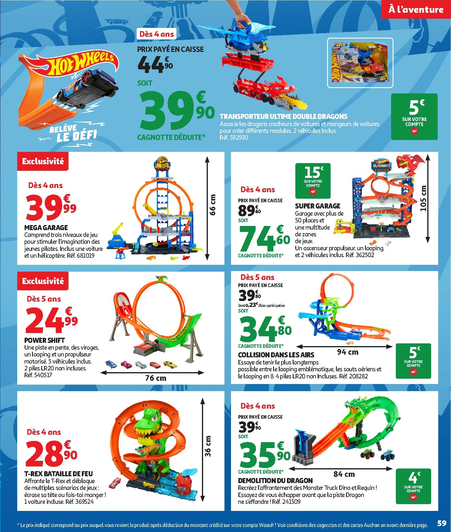 auchan - Auchan - La fabuleuse mission de Noël folder geldig vanaf 17/10 - 07/12 - page: 59 auchan - Auchan - La fabuleuse mission de Noël folder geldig vanaf 17/10 - 07/12 - page: 59