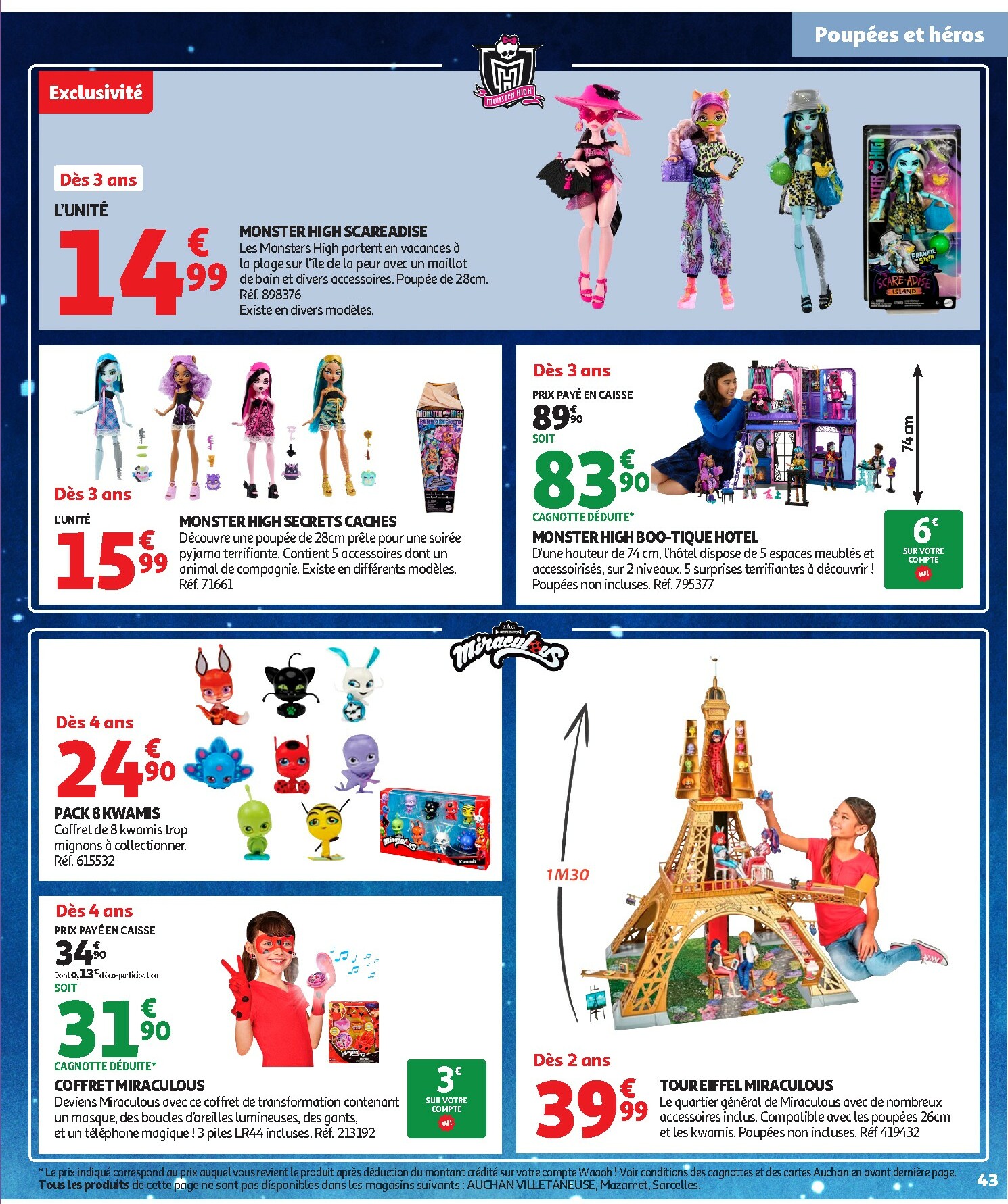 auchan - Auchan - La fabuleuse mission de Noël folder geldig vanaf 17/10 - 07/12 - page: 43 auchan - Auchan - La fabuleuse mission de Noël folder geldig vanaf 17/10 - 07/12 - page: 43
