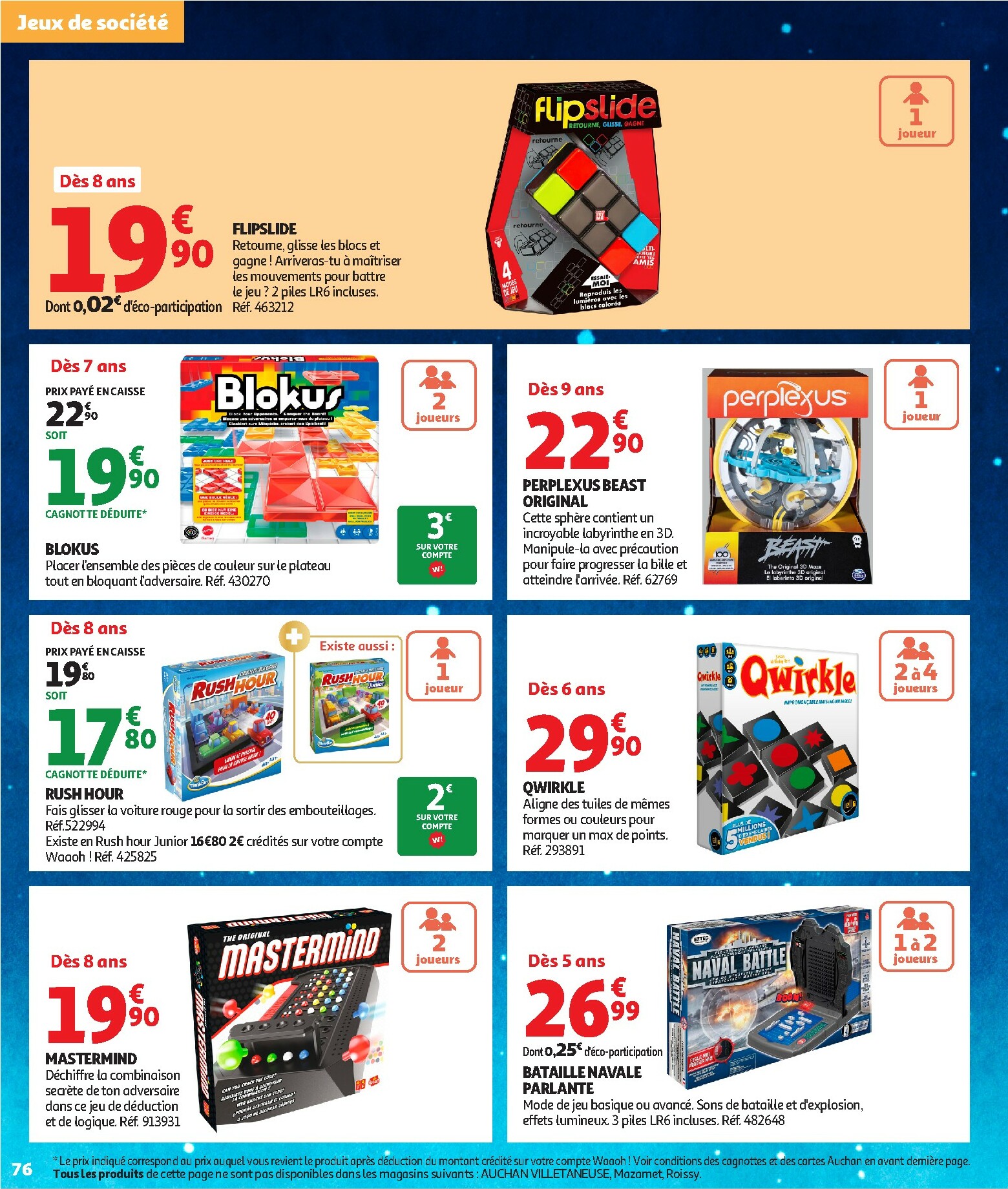 auchan - Auchan - La fabuleuse mission de Noël folder geldig vanaf 17/10 - 07/12 - page: 76 auchan - Auchan - La fabuleuse mission de Noël folder geldig vanaf 17/10 - 07/12 - page: 76