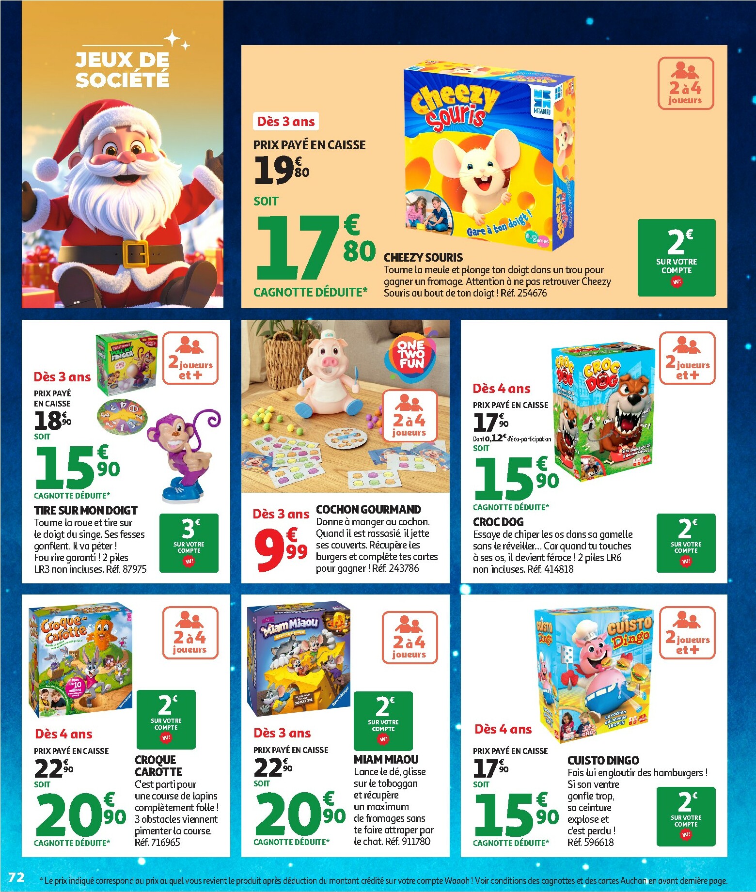 auchan - Auchan - La fabuleuse mission de Noël folder geldig vanaf 17/10 - 07/12 - page: 72 auchan - Auchan - La fabuleuse mission de Noël folder geldig vanaf 17/10 - 07/12 - page: 72