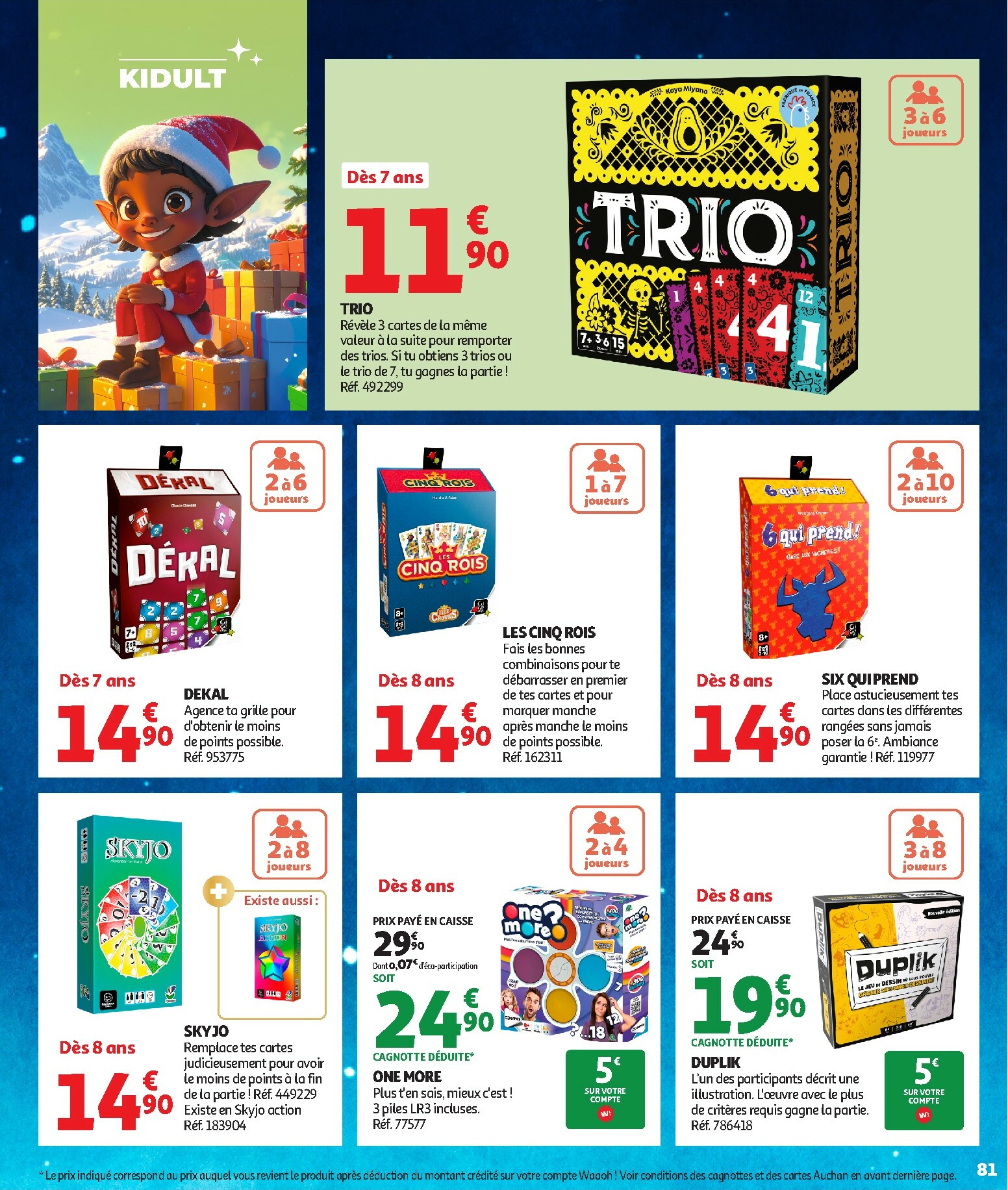 auchan - Auchan - La fabuleuse mission de Noël folder geldig vanaf 17/10 - 07/12 - page: 81 auchan - Auchan - La fabuleuse mission de Noël folder geldig vanaf 17/10 - 07/12 - page: 81