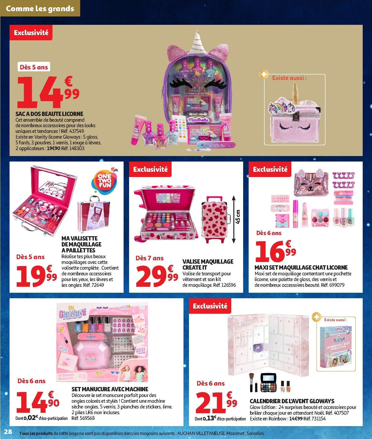 auchan - Auchan - La fabuleuse mission de Noël folder geldig vanaf 17/10 - 07/12 - page: 28 auchan - Auchan - La fabuleuse mission de Noël folder geldig vanaf 17/10 - 07/12 - page: 28