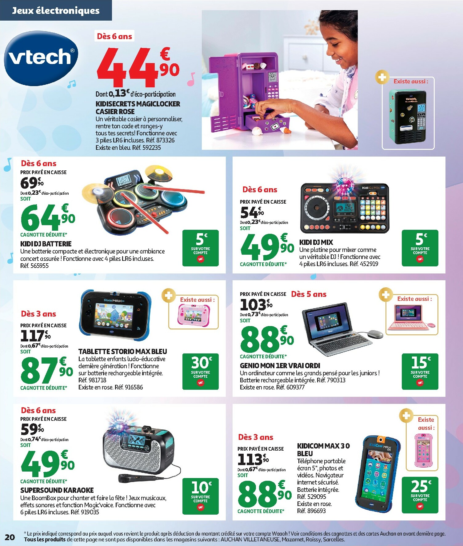 auchan - Auchan - La fabuleuse mission de Noël folder geldig vanaf 17/10 - 07/12 - page: 20 auchan - Auchan - La fabuleuse mission de Noël folder geldig vanaf 17/10 - 07/12 - page: 20