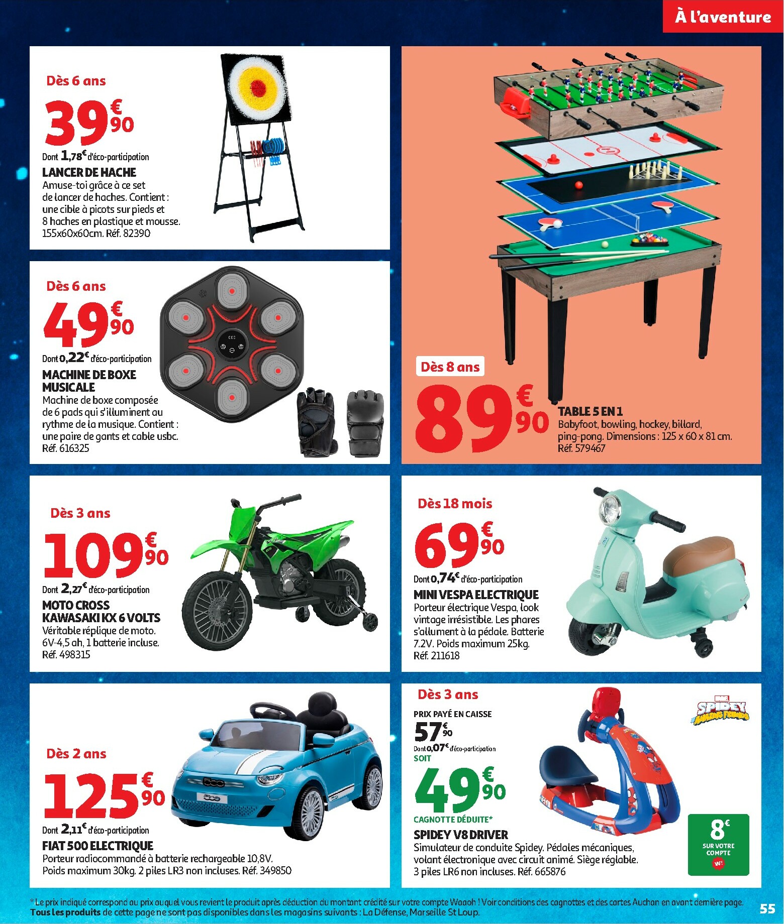 auchan - Auchan - La fabuleuse mission de Noël folder geldig vanaf 17/10 - 07/12 - page: 55 auchan - Auchan - La fabuleuse mission de Noël folder geldig vanaf 17/10 - 07/12 - page: 55