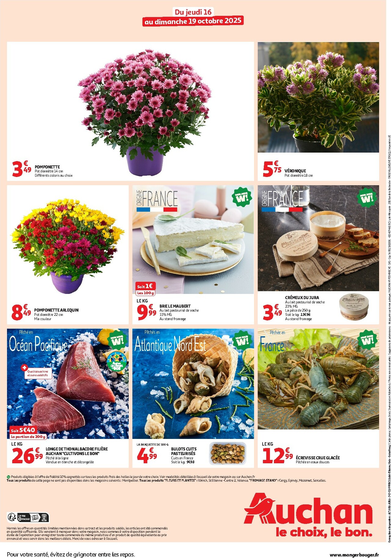 auchan - Auchan - Les bons plans du week-end dans votre hyper folder geldig vanaf 16/10 - 19/10 - page: 2