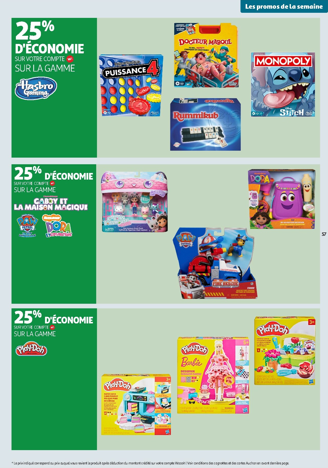auchan - De Auchan - C'est parti pour les 25 JOURS AUCHAN folder geldig vanaf 28/10 t/m 09/11 - page: 57 auchan - De Auchan - C'est parti pour les 25 JOURS AUCHAN folder geldig vanaf 28/10 t/m 09/11 - page: 57