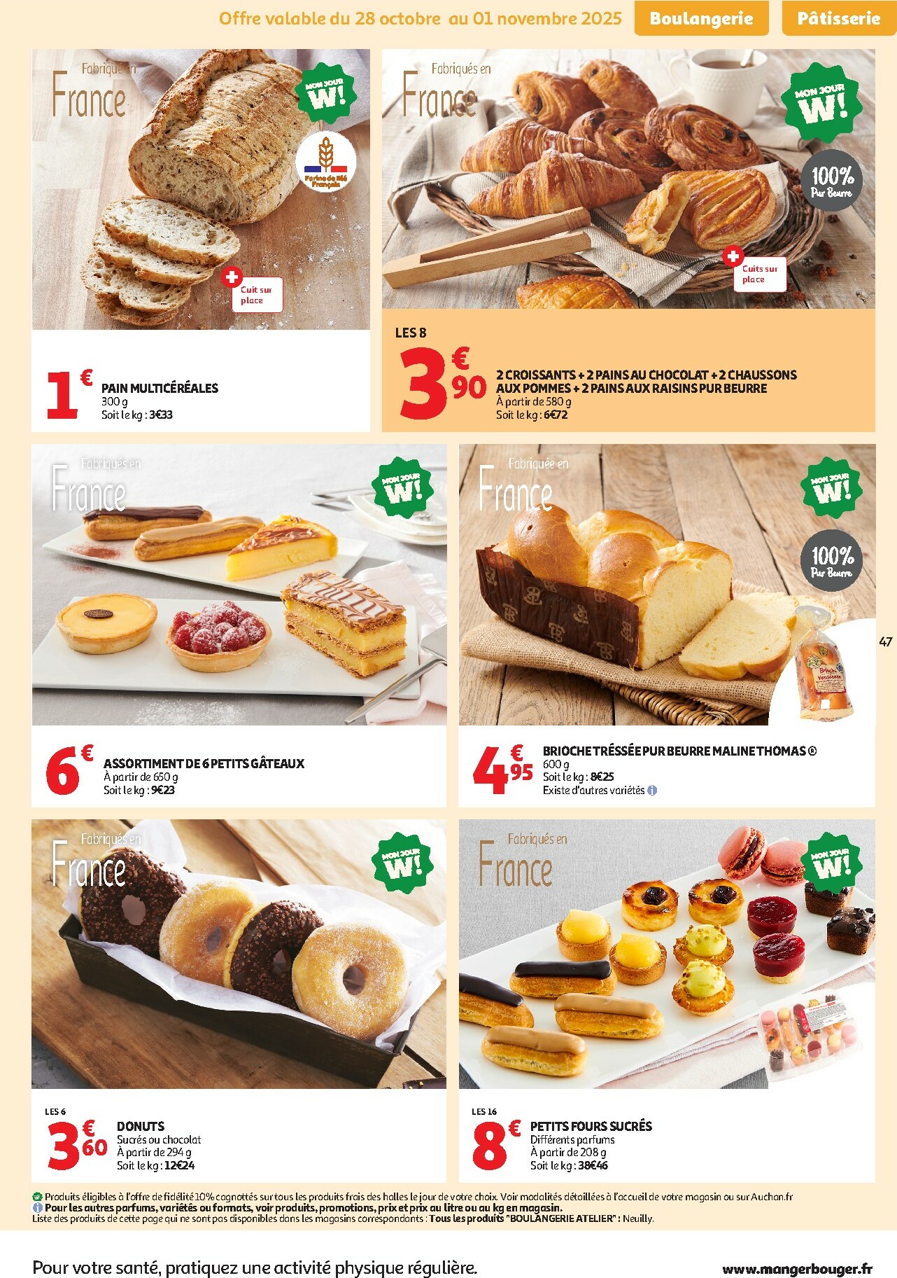 auchan - De Auchan - C'est parti pour les 25 JOURS AUCHAN folder geldig vanaf 28/10 t/m 09/11 - page: 47 auchan - De Auchan - C'est parti pour les 25 JOURS AUCHAN folder geldig vanaf 28/10 t/m 09/11 - page: 47