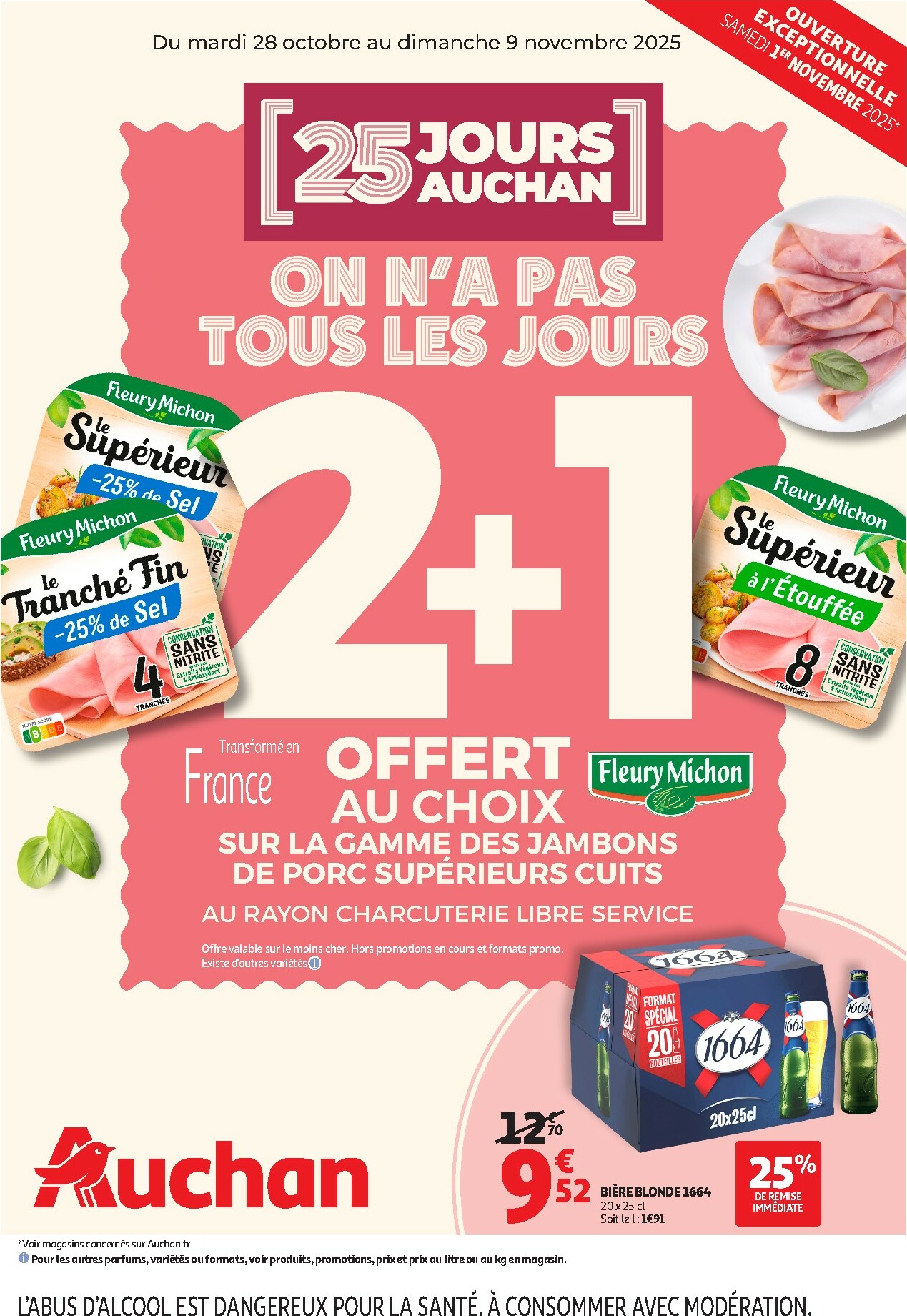auchan - De Auchan - C'est parti pour les 25 JOURS AUCHAN folder geldig vanaf 28/10 t/m 09/11