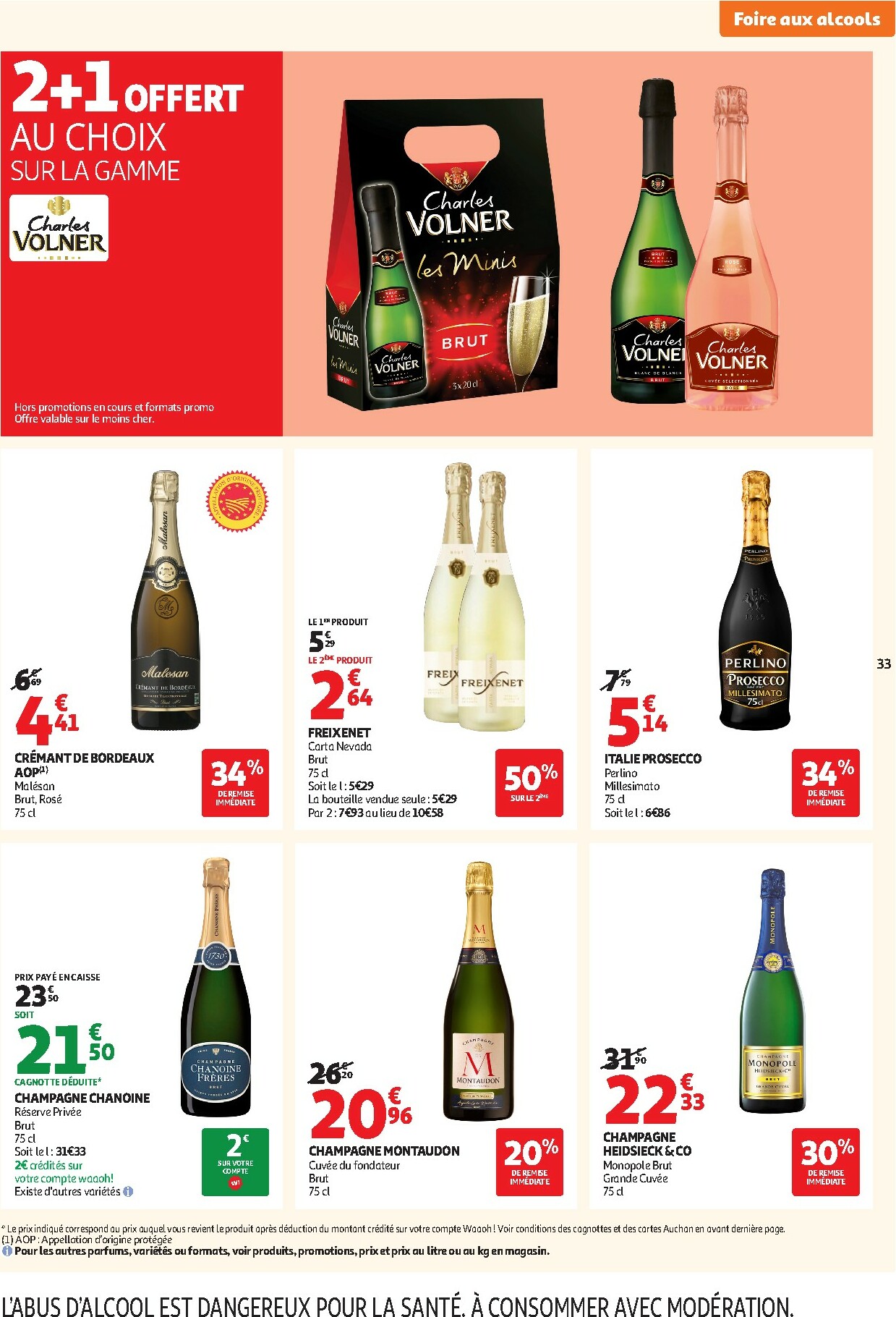 auchan - De Auchan - C'est parti pour les 25 JOURS AUCHAN folder geldig vanaf 28/10 t/m 09/11 - page: 33 auchan - De Auchan - C'est parti pour les 25 JOURS AUCHAN folder geldig vanaf 28/10 t/m 09/11 - page: 33