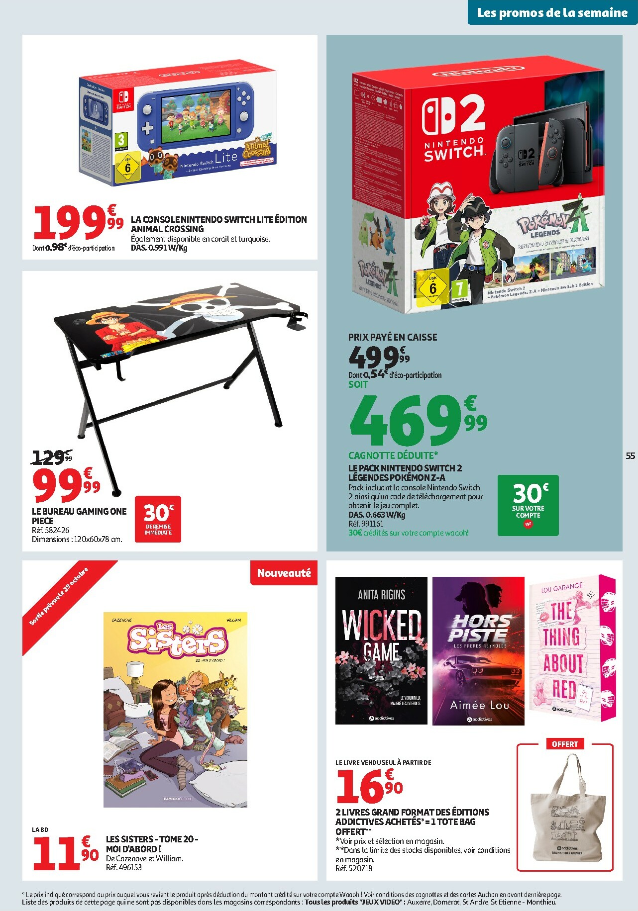 auchan - De Auchan - C'est parti pour les 25 JOURS AUCHAN folder geldig vanaf 28/10 t/m 09/11 - page: 55 auchan - De Auchan - C'est parti pour les 25 JOURS AUCHAN folder geldig vanaf 28/10 t/m 09/11 - page: 55