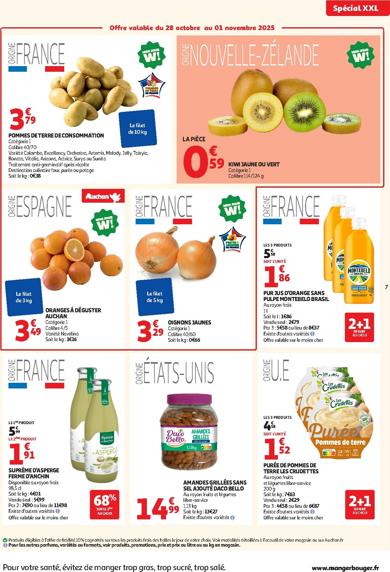 auchan - De Auchan - C'est parti pour les 25 JOURS AUCHAN folder geldig vanaf 28/10 t/m 09/11 - page: 7 auchan - De Auchan - C'est parti pour les 25 JOURS AUCHAN folder geldig vanaf 28/10 t/m 09/11 - page: 7