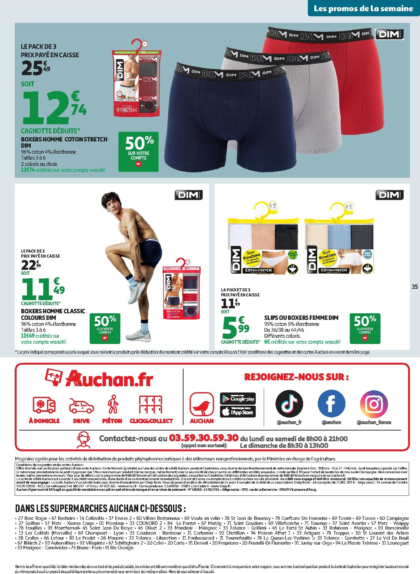 auchan - De Auchan Supermarché - C'est parti pour les 25 JOURS AUCHAN dans votre super folder geldig vanaf 28/10 t/m 08/11 - page: 35