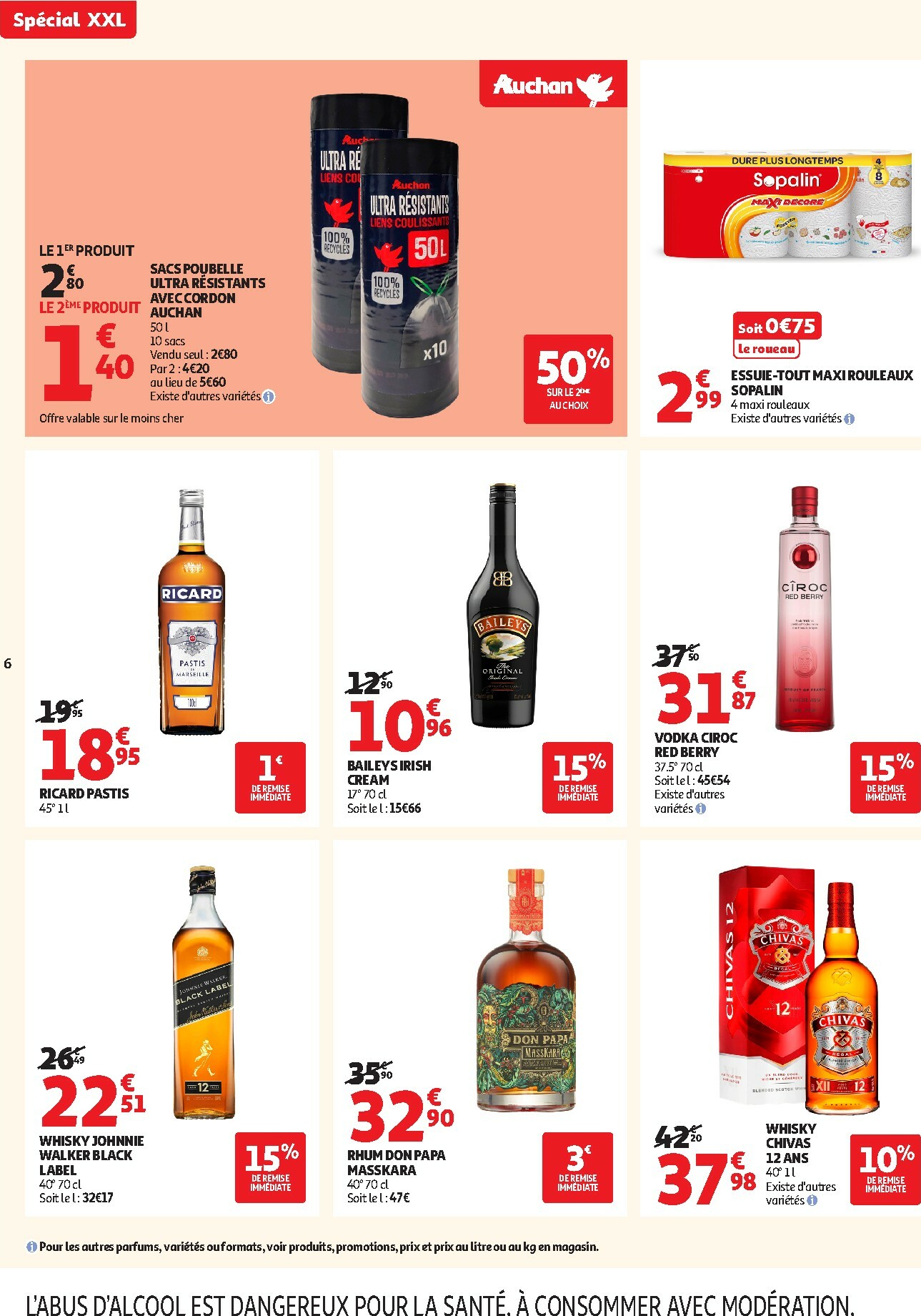auchan - De Auchan Supermarché - C'est parti pour les 25 JOURS AUCHAN dans votre super folder geldig vanaf 28/10 t/m 08/11 - page: 6