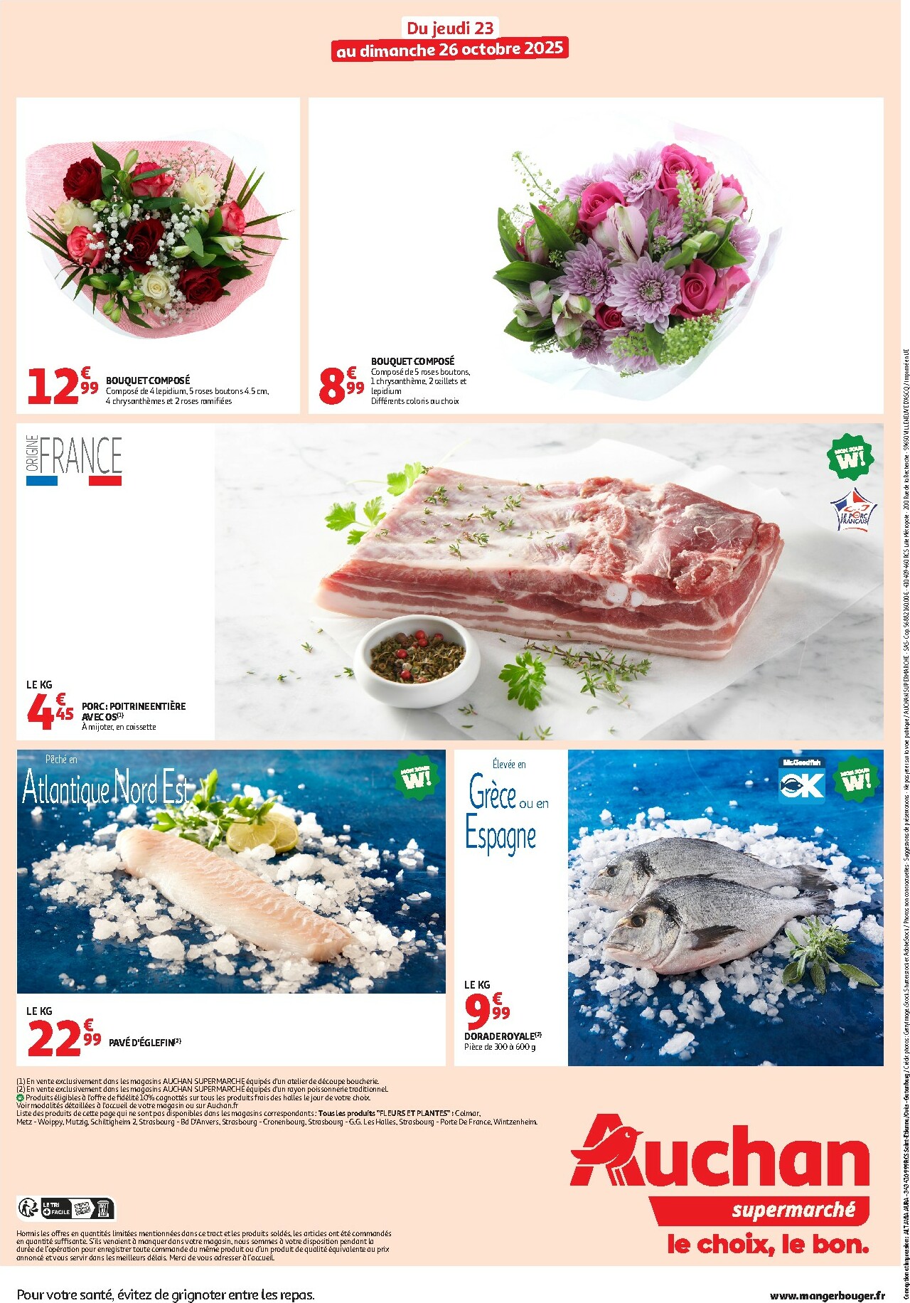 auchan - De Auchan Supermarché - Les bons plans du week-end dans votre super folder geldig vanaf 23/10 t/m 26/10 - page: 2