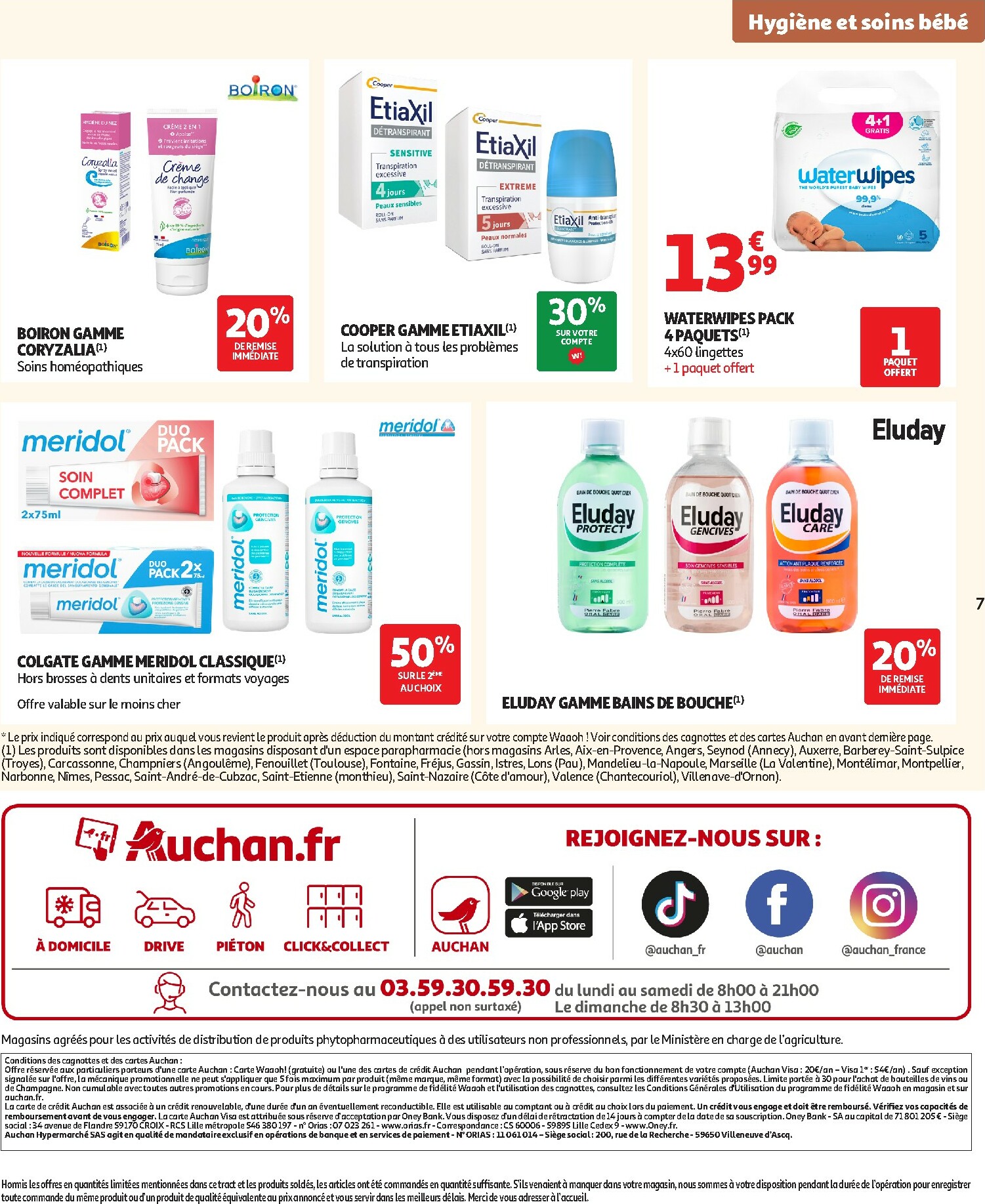 auchan - De Auchan - Pour les peaux à tendance économe folder geldig vanaf 04/11 t/m 23/11 - page: 7