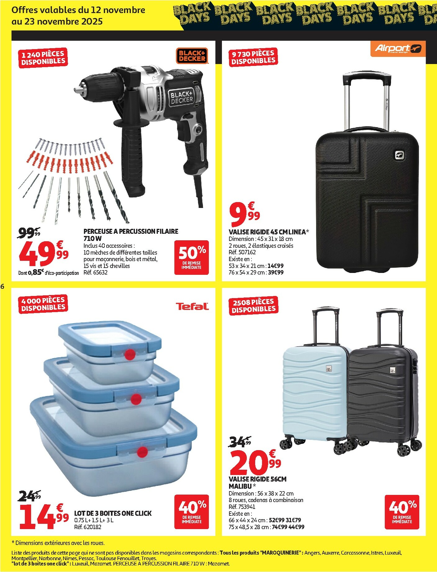 auchan - De Auchan - Les Black Days c'est parti folder geldig vanaf 04/11 t/m 23/11 - page: 6