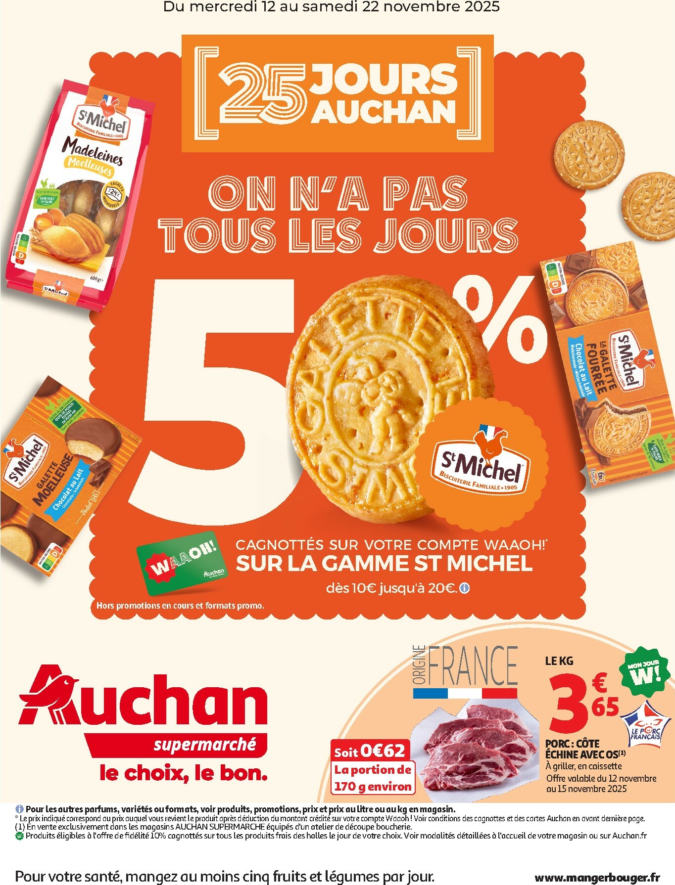 auchan - De Auchan supermarché folder geldig vanaf 12/11 t/m 22/11