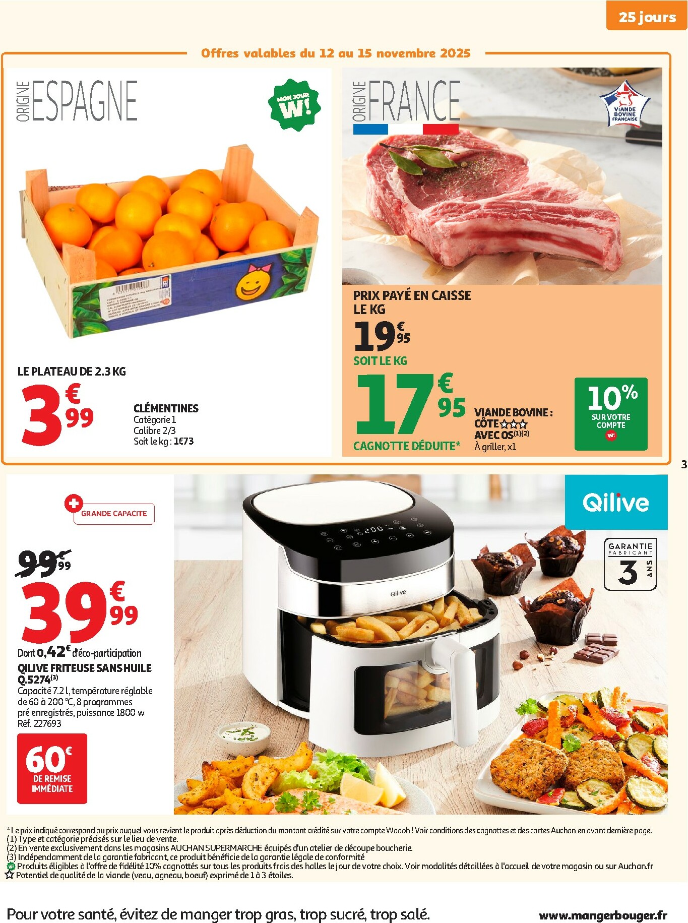 auchan - De Auchan supermarché folder geldig vanaf 12/11 t/m 22/11 - page: 3