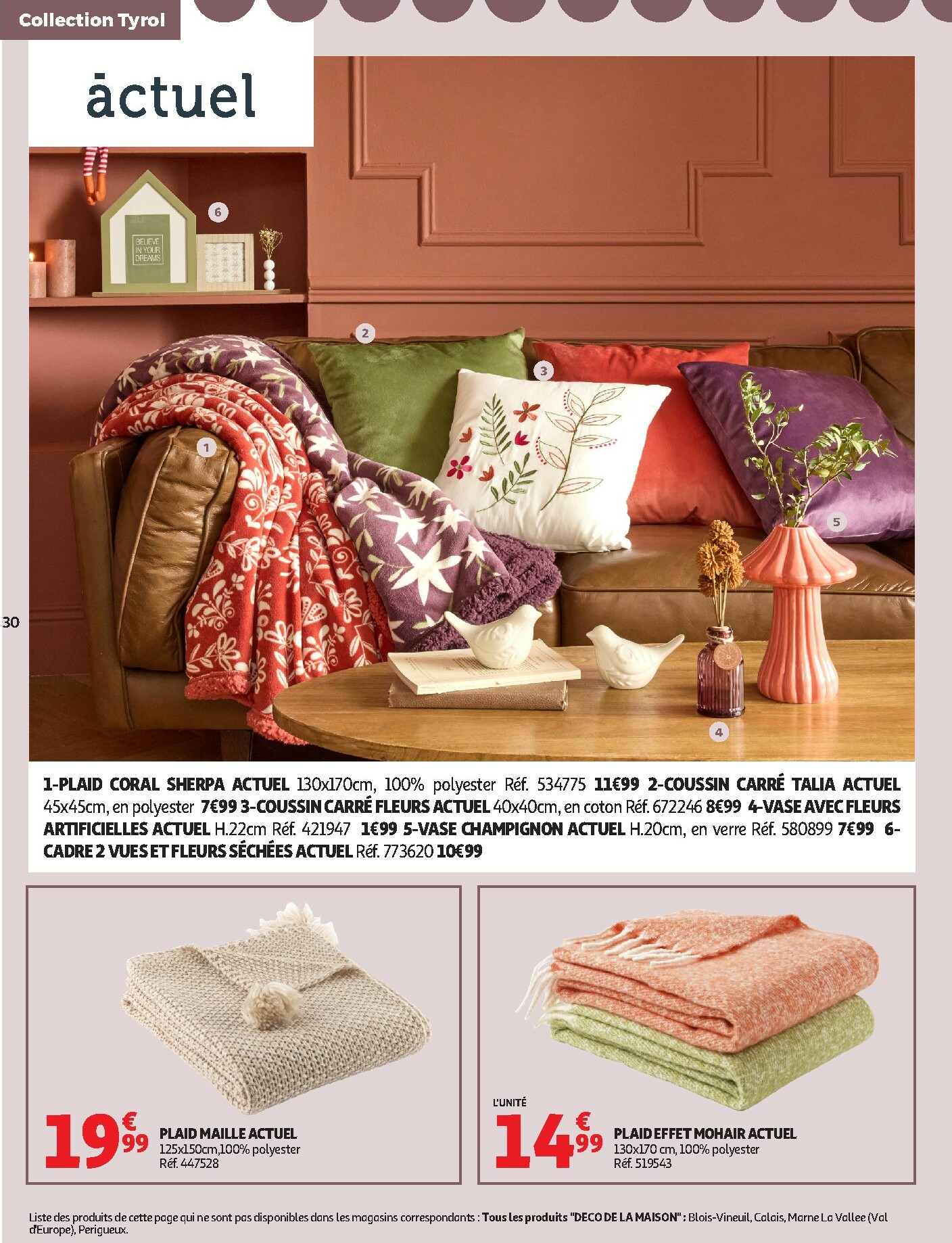 auchan - De Auchan - Bon Noël et Bonnes Affaires : Sélection déco folder geldig vanaf 12/11 t/m 24/12 - page: 30