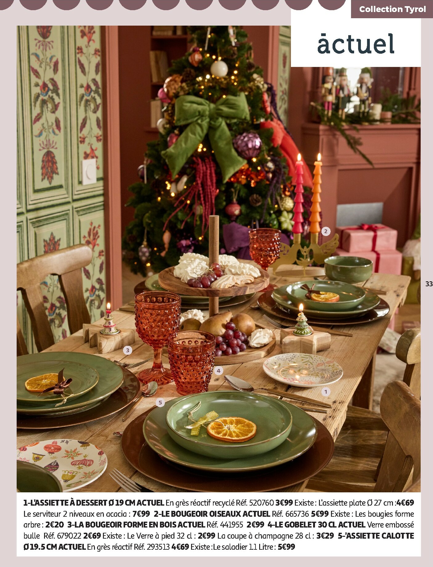 auchan - De Auchan - Bon Noël et Bonnes Affaires : Sélection déco folder geldig vanaf 12/11 t/m 24/12 - page: 33