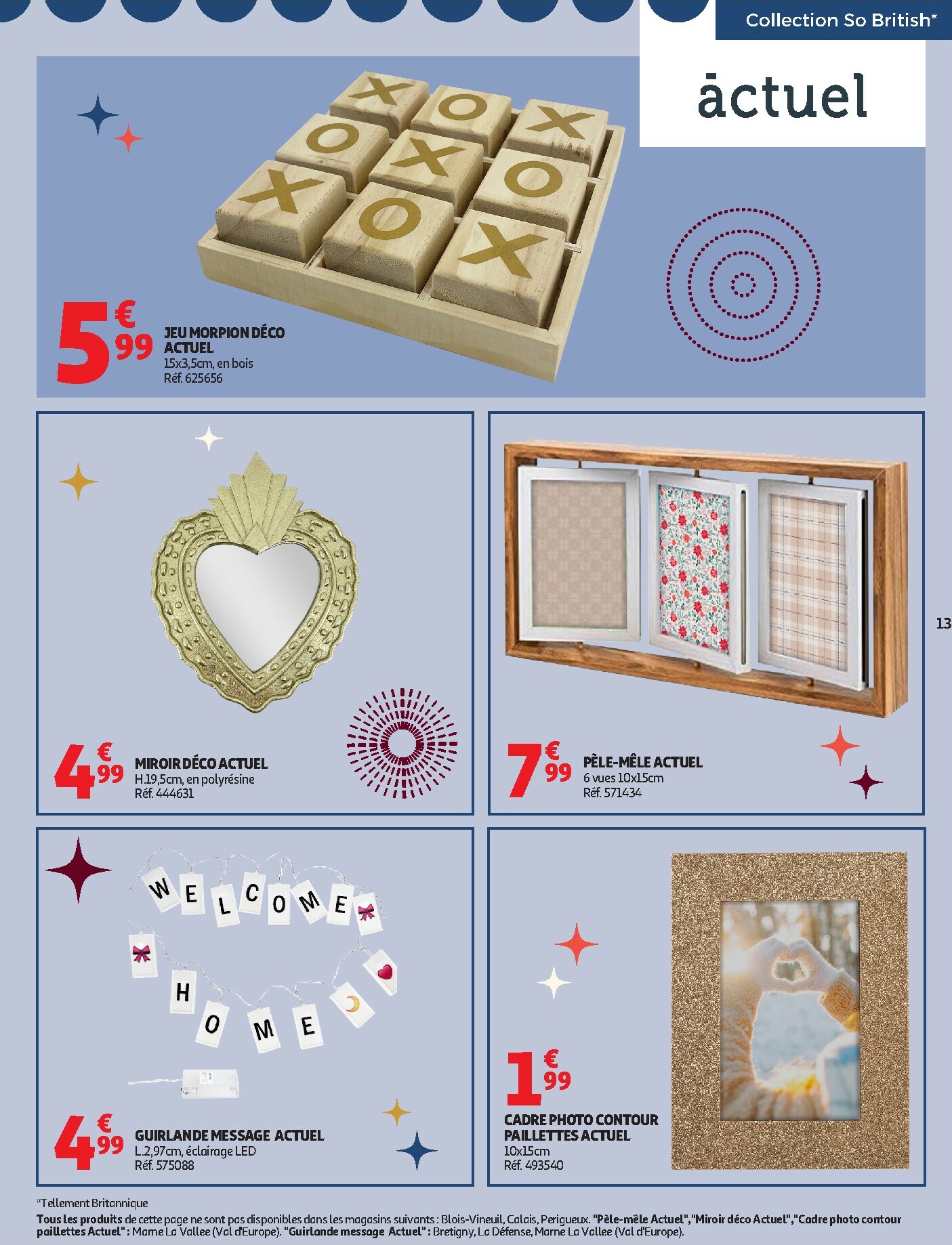 auchan - De Auchan - Bon Noël et Bonnes Affaires : Sélection déco folder geldig vanaf 12/11 t/m 24/12 - page: 13