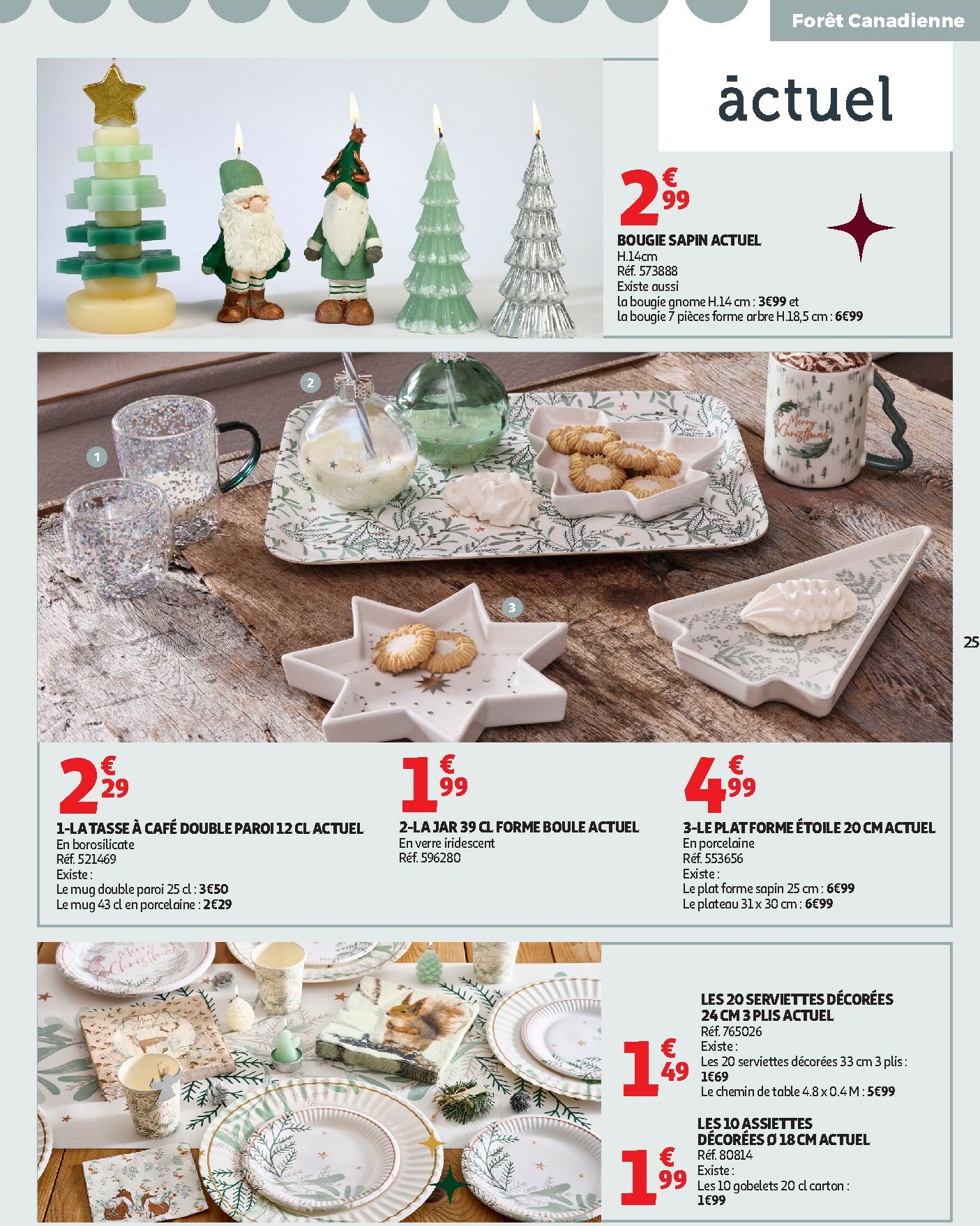 auchan - De Auchan - Bon Noël et Bonnes Affaires : Sélection déco folder geldig vanaf 12/11 t/m 24/12 - page: 25