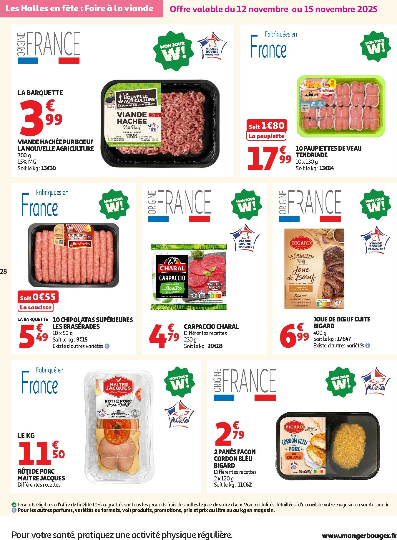 auchan - De Auchan folder geldig vanaf 12/11 t/m 23/11 - page: 28