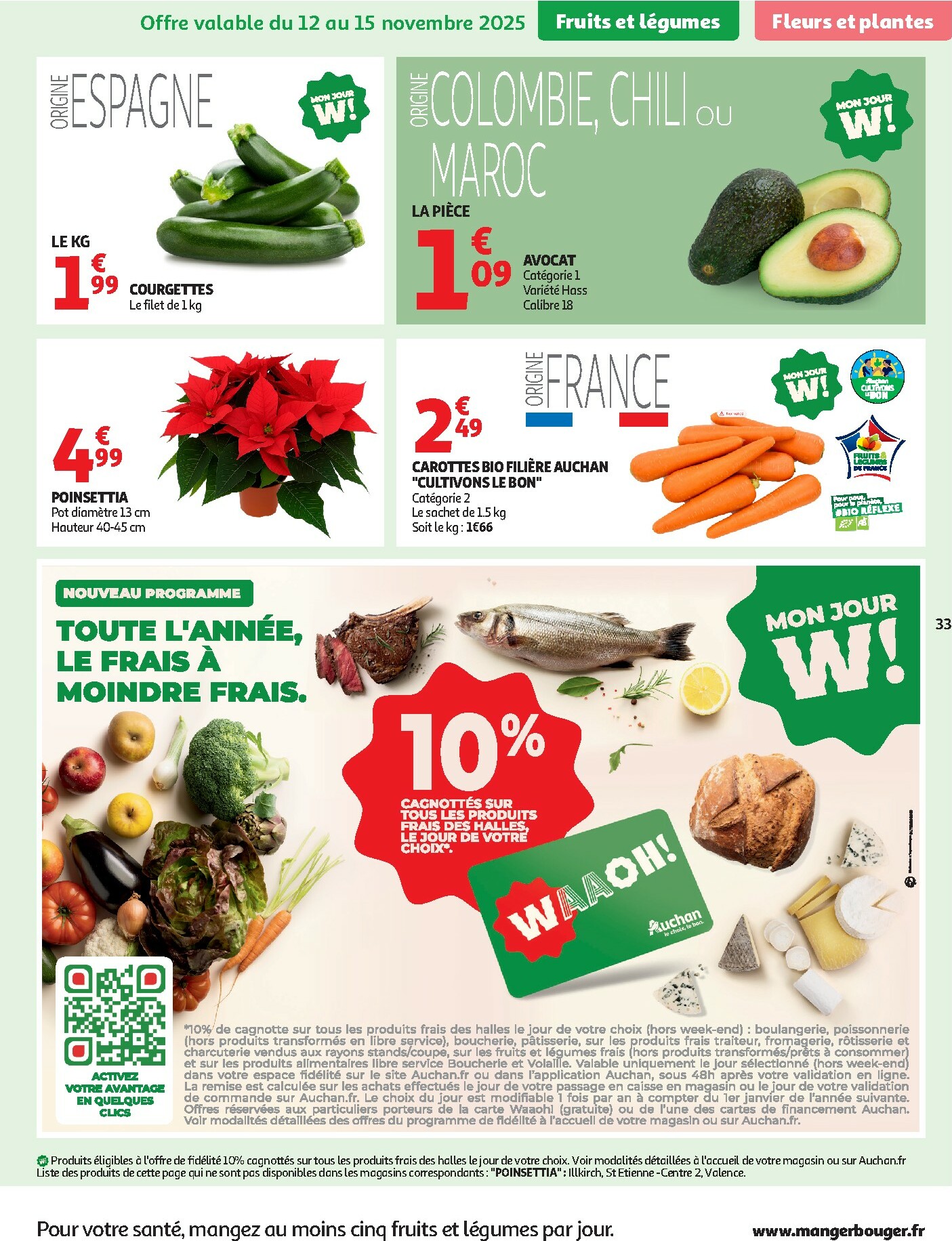 auchan - De Auchan folder geldig vanaf 12/11 t/m 23/11 - page: 33