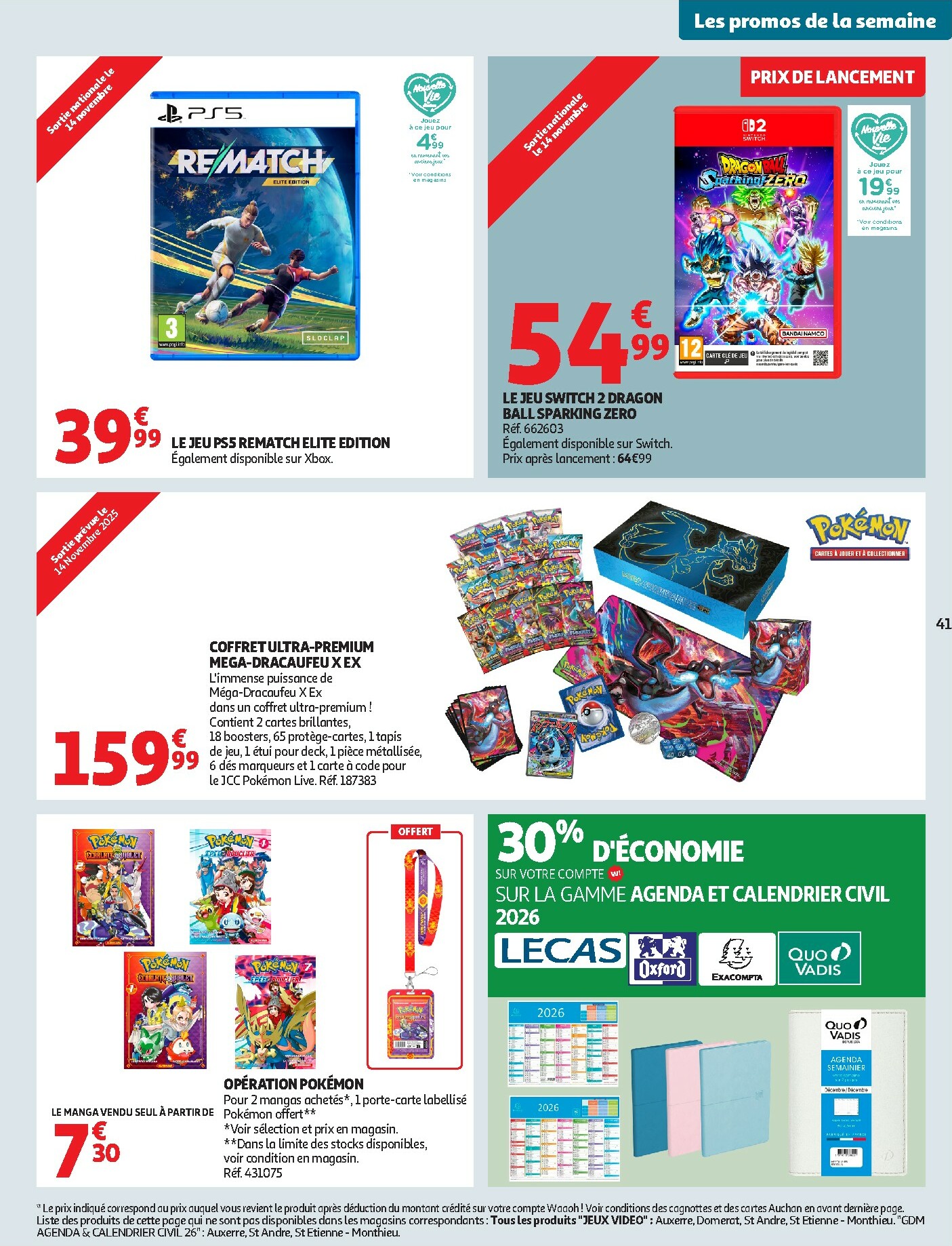 auchan - De Auchan folder geldig vanaf 12/11 t/m 23/11 - page: 41