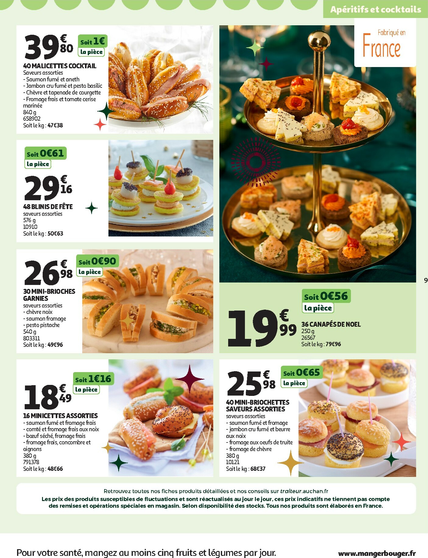 auchan - De Auchan - Bon Noël et Bonnes Affaires folder geldig vanaf 25/11 t/m 31/12 - page: 9