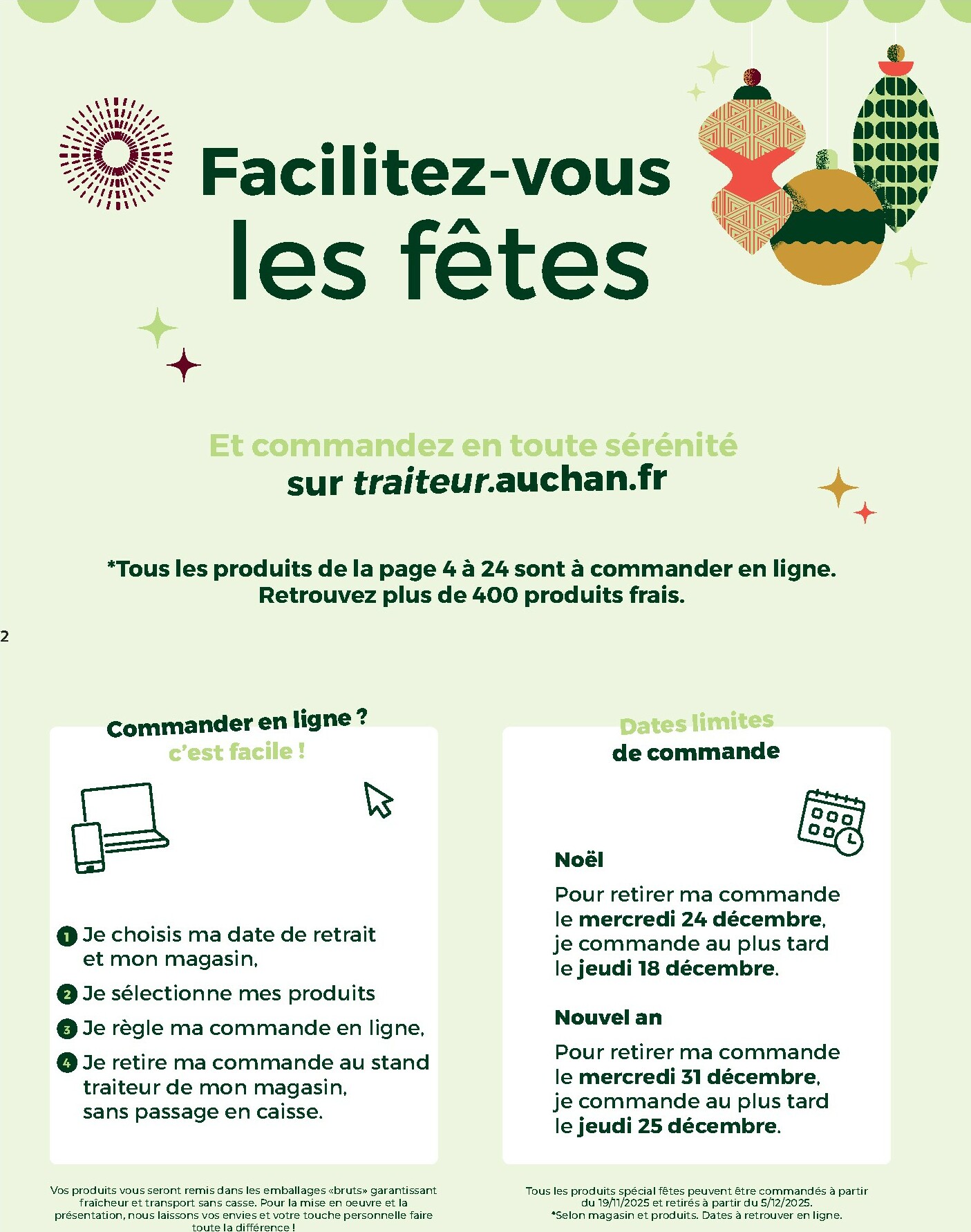 auchan - De Auchan - Bon Noël et Bonnes Affaires folder geldig vanaf 25/11 t/m 31/12 - page: 2