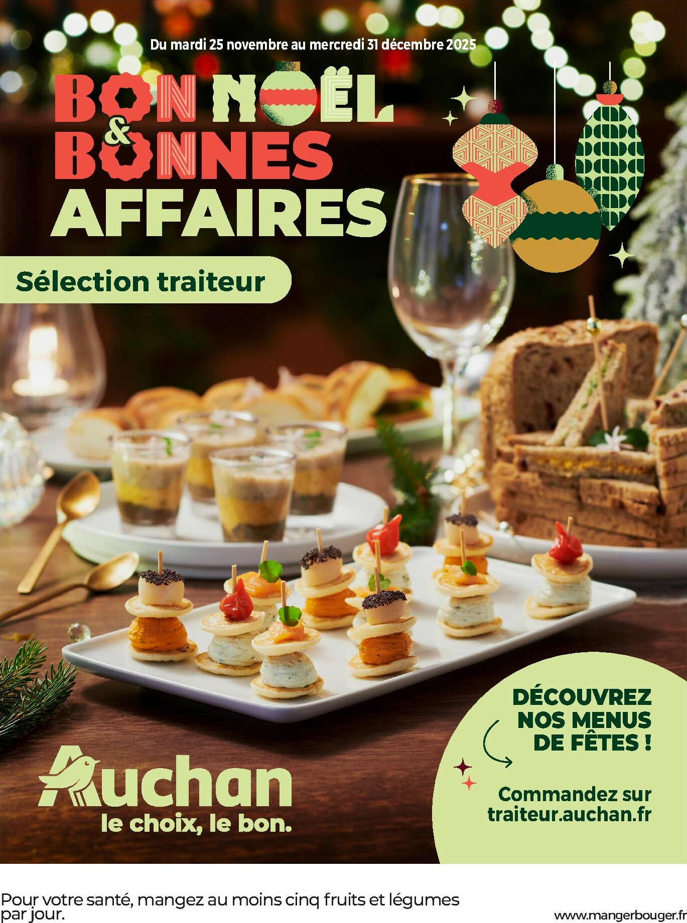 auchan - De Auchan - Bon Noël et Bonnes Affaires folder geldig vanaf 25/11 t/m 31/12