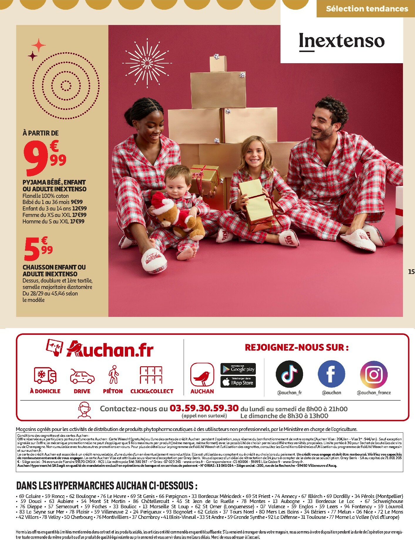 auchan - De Auchan - Bon Noël et Bonnes Affaires folder geldig vanaf 18/11 t/m 24/12 - page: 15