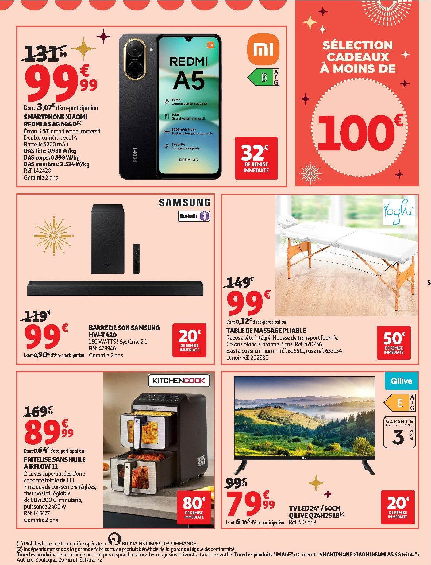 auchan - De Auchan - Bon Noël et Bonnes Affaires : Sélection hig-tech folder geldig vanaf 02/12 t/m 24/12 - page: 5