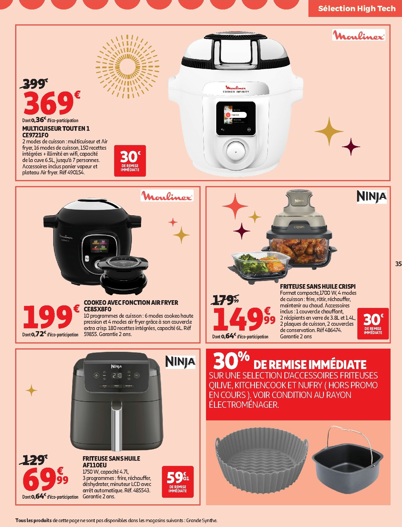 auchan - De Auchan - Bon Noël et Bonnes Affaires : Sélection hig-tech folder geldig vanaf 02/12 t/m 24/12 - page: 35