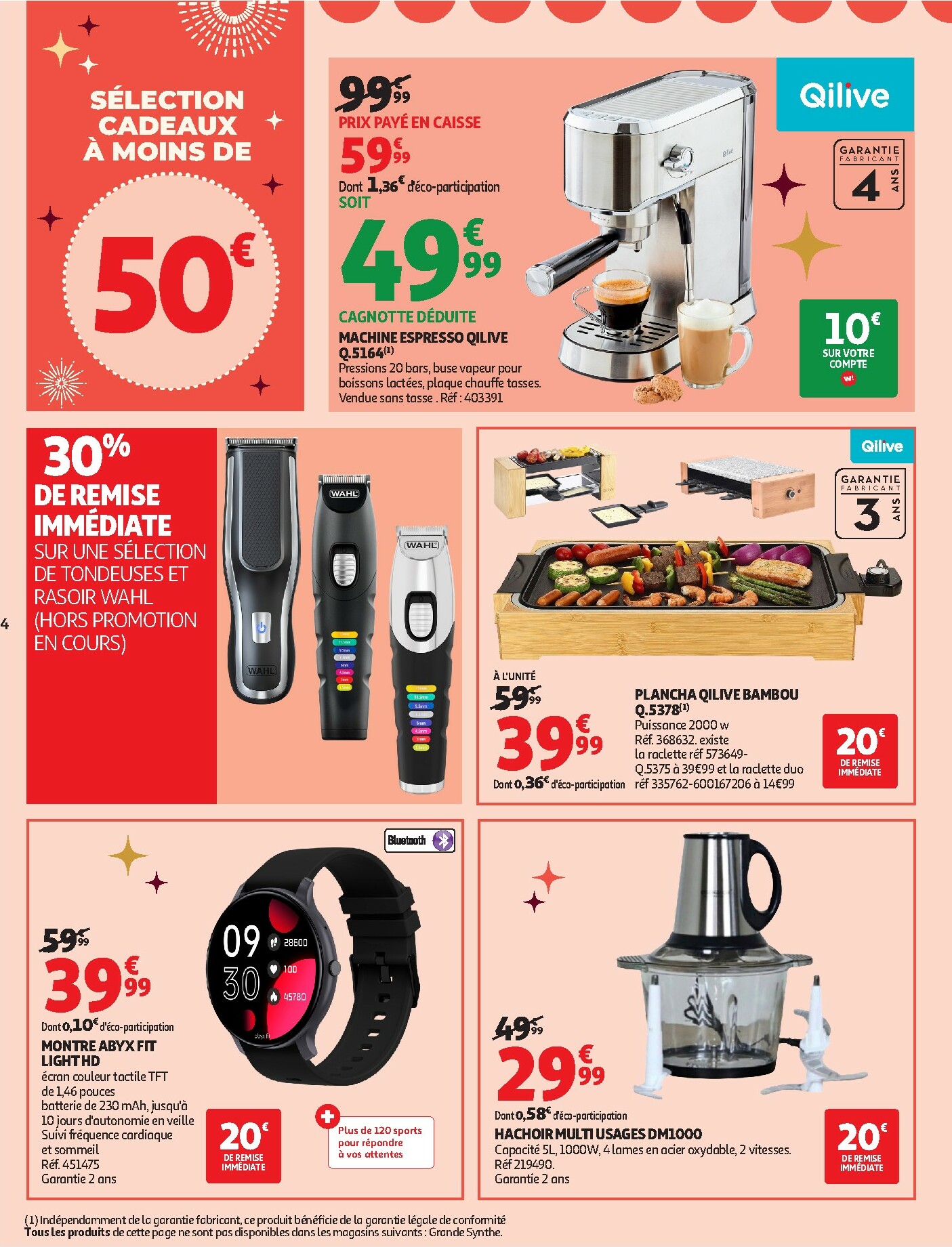auchan - De Auchan - Bon Noël et Bonnes Affaires : Sélection hig-tech folder geldig vanaf 02/12 t/m 24/12 - page: 4