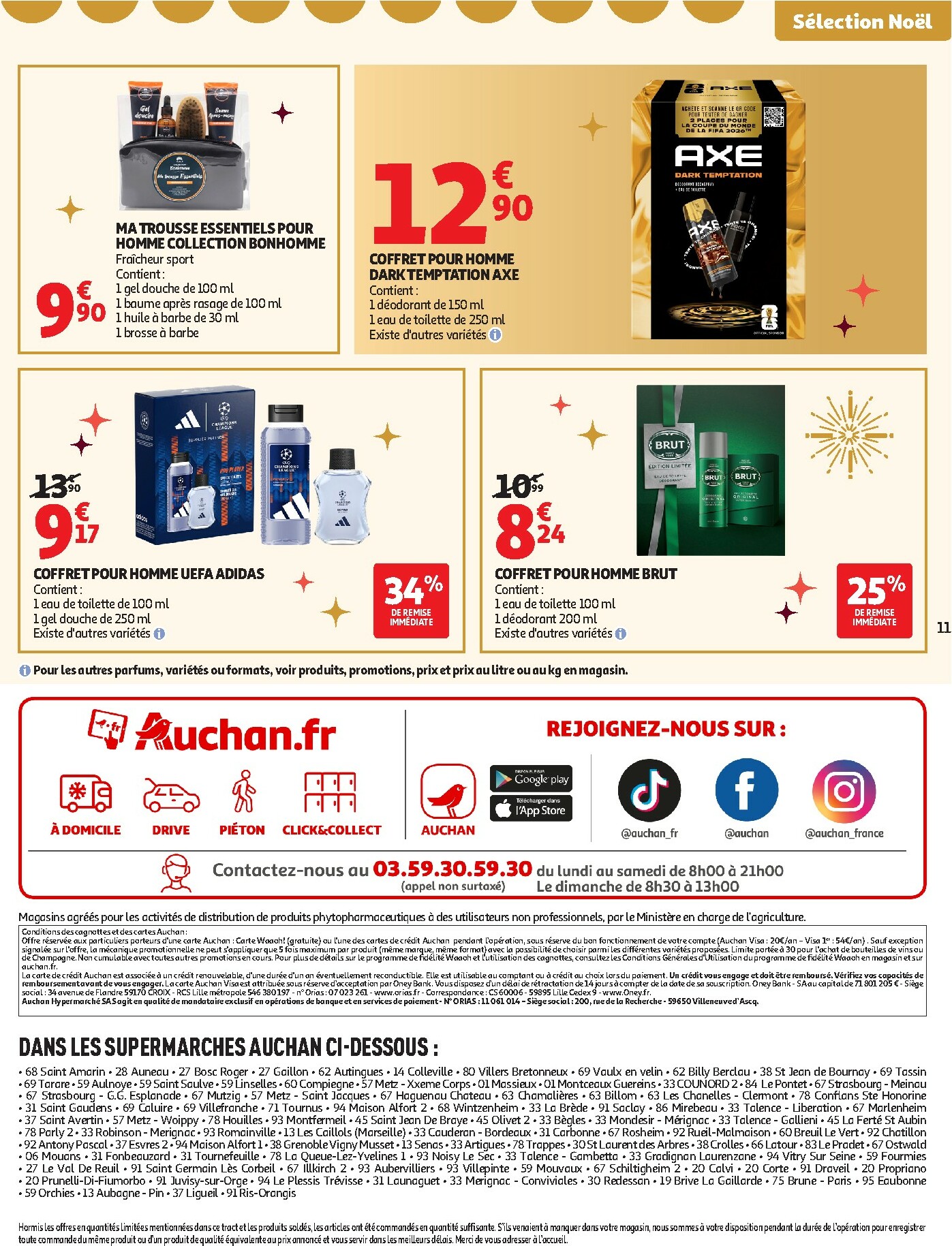 auchan - De Auchan - Le frais, le bon, moins cher folder geldig vanaf 02/12 t/m 06/12 - page: 11