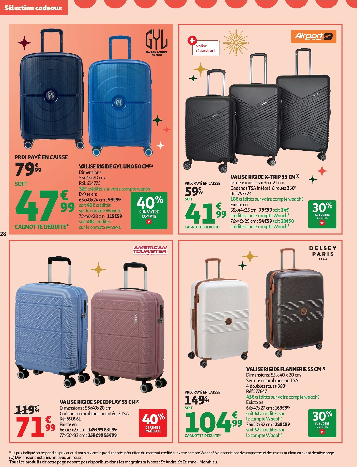 auchan - De Auchan - Bon Noël et Bonnes Affaires : Sélection cadeaux folder geldig vanaf 02/12 t/m 24/12 - page: 28