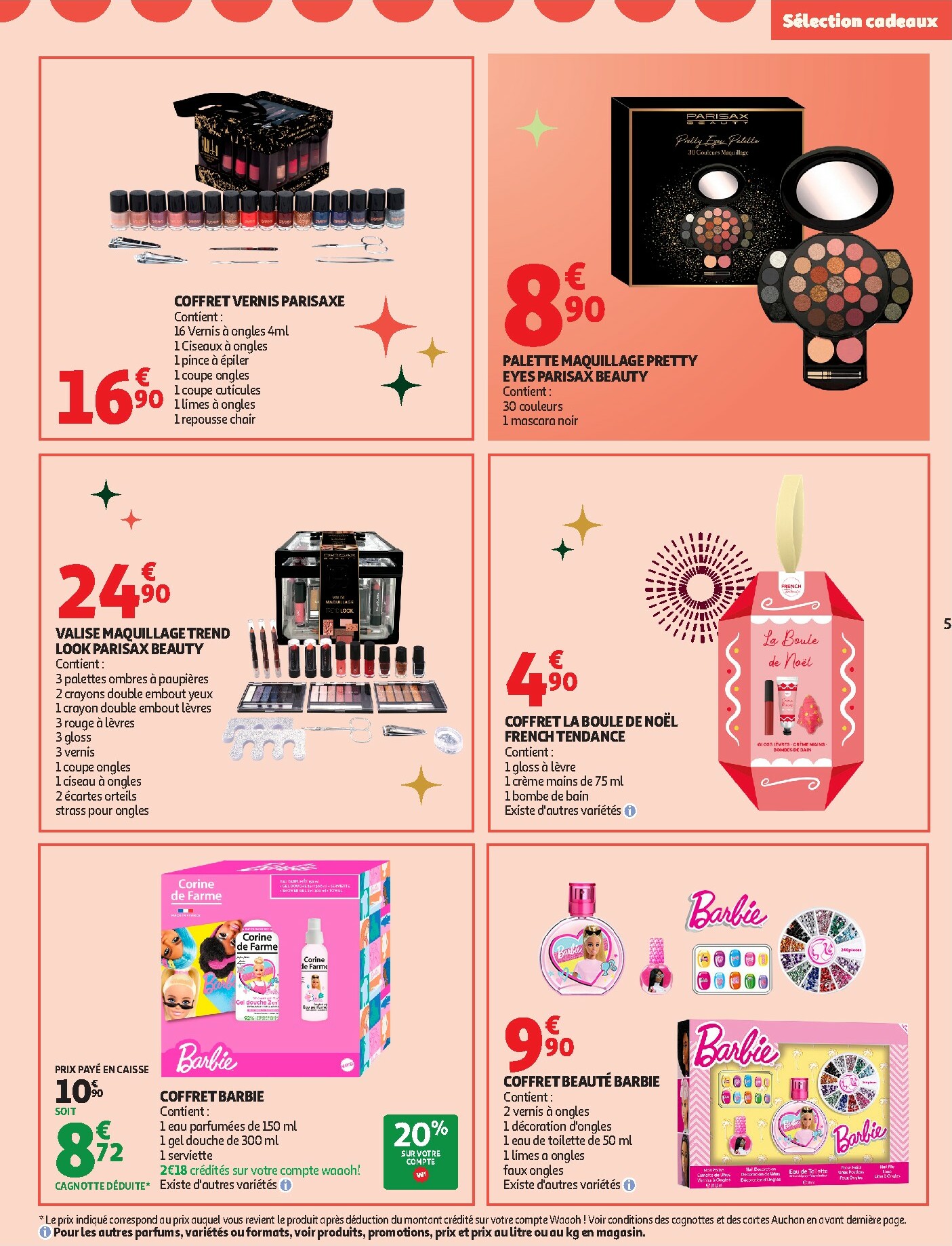 auchan - De Auchan - Bon Noël et Bonnes Affaires : Sélection cadeaux folder geldig vanaf 02/12 t/m 24/12 - page: 5