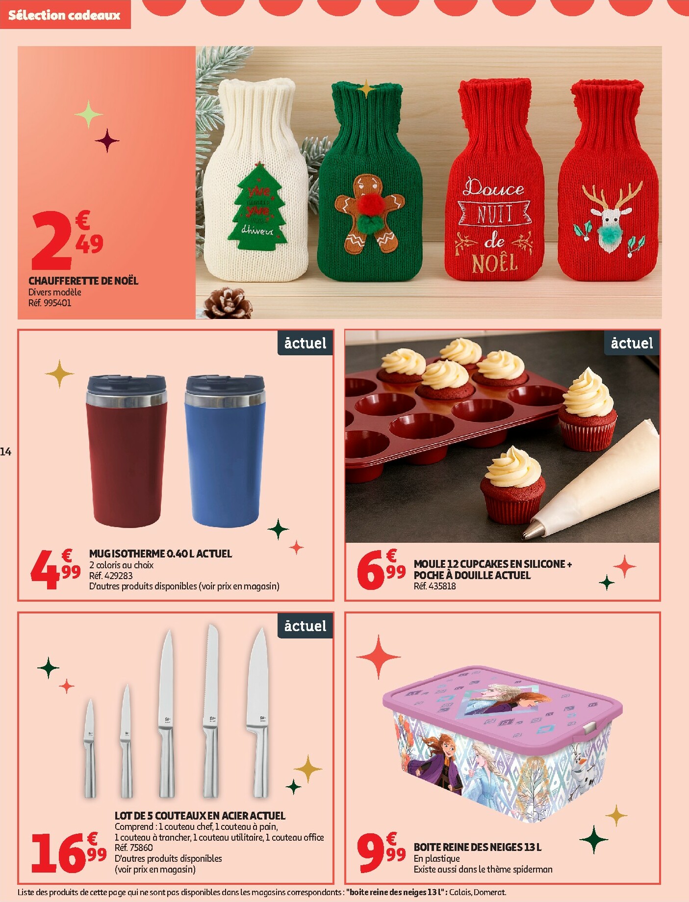 auchan - De Auchan - Bon Noël et Bonnes Affaires : Sélection cadeaux folder geldig vanaf 02/12 t/m 24/12 - page: 14