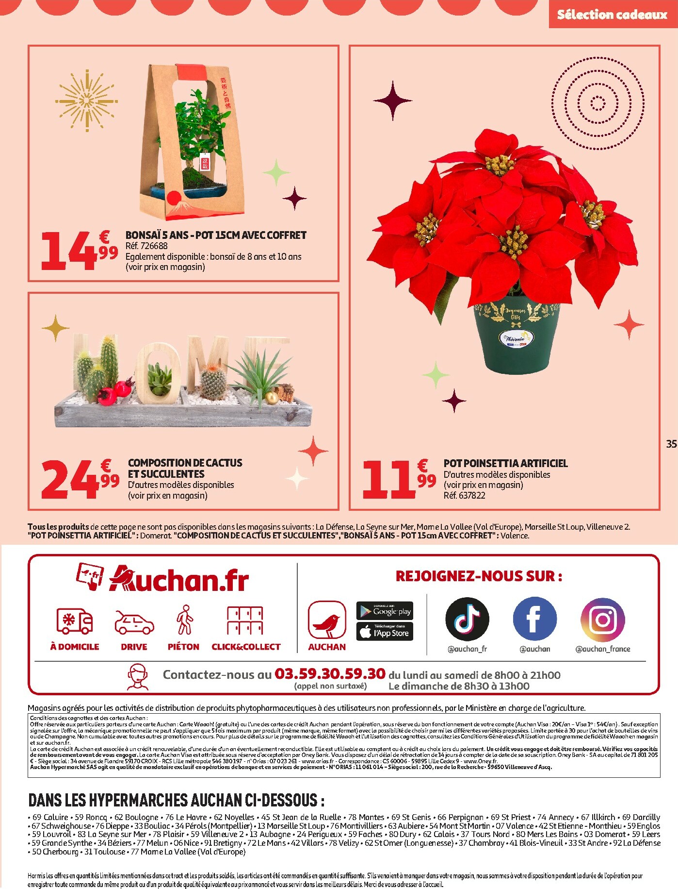auchan - De Auchan - Bon Noël et Bonnes Affaires : Sélection cadeaux folder geldig vanaf 02/12 t/m 24/12 - page: 35