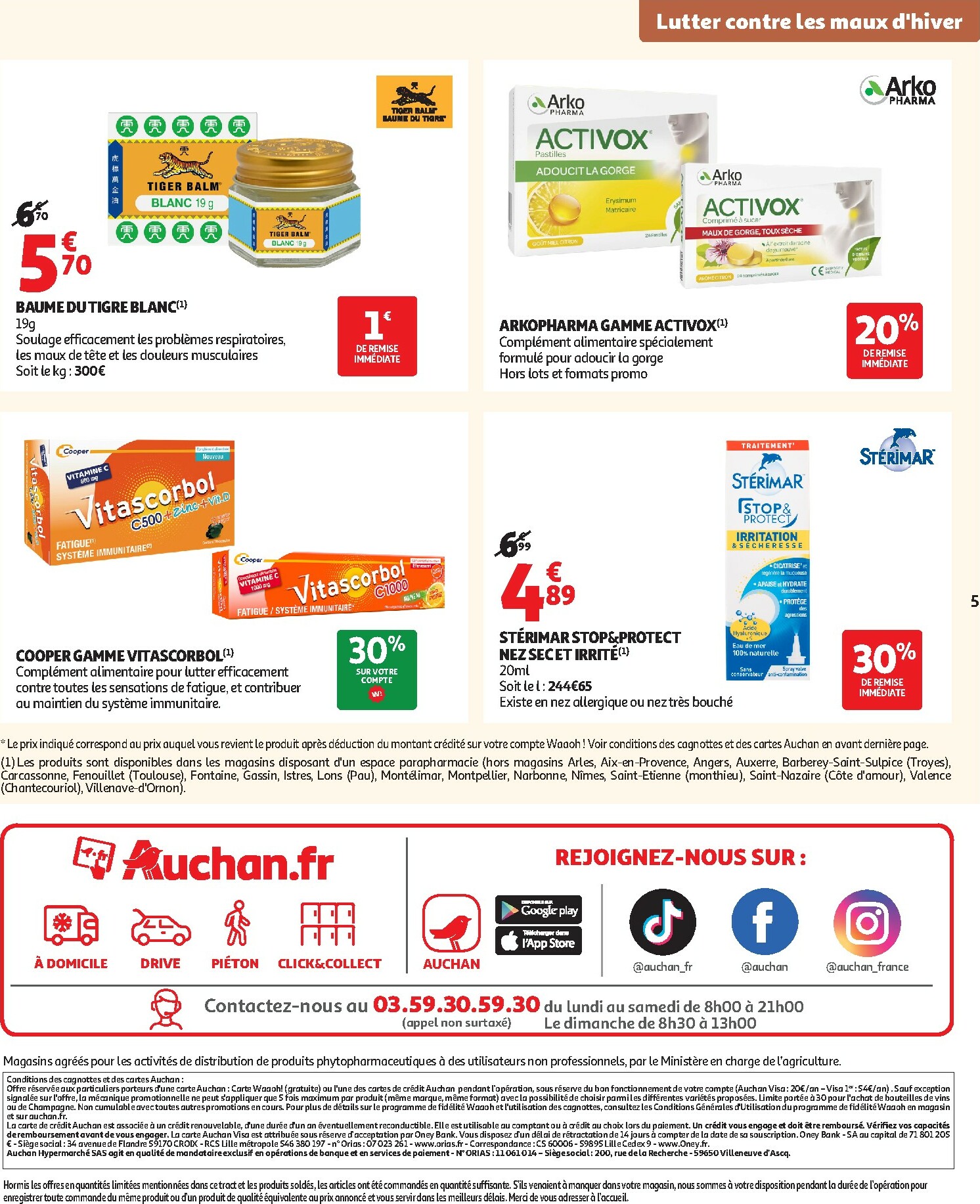 auchan - De Auchan - Pour les peaux à tendance économe folder geldig vanaf 02/12 t/m 24/12 - page: 5