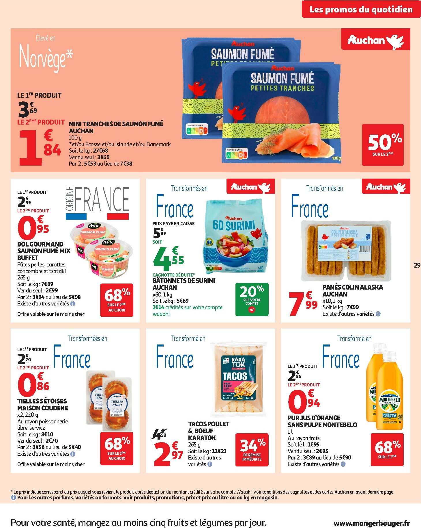 auchan - De Auchan - Les prix bas qui font du bien au quotidien folder geldig vanaf 02/12 t/m 07/12 - page: 29