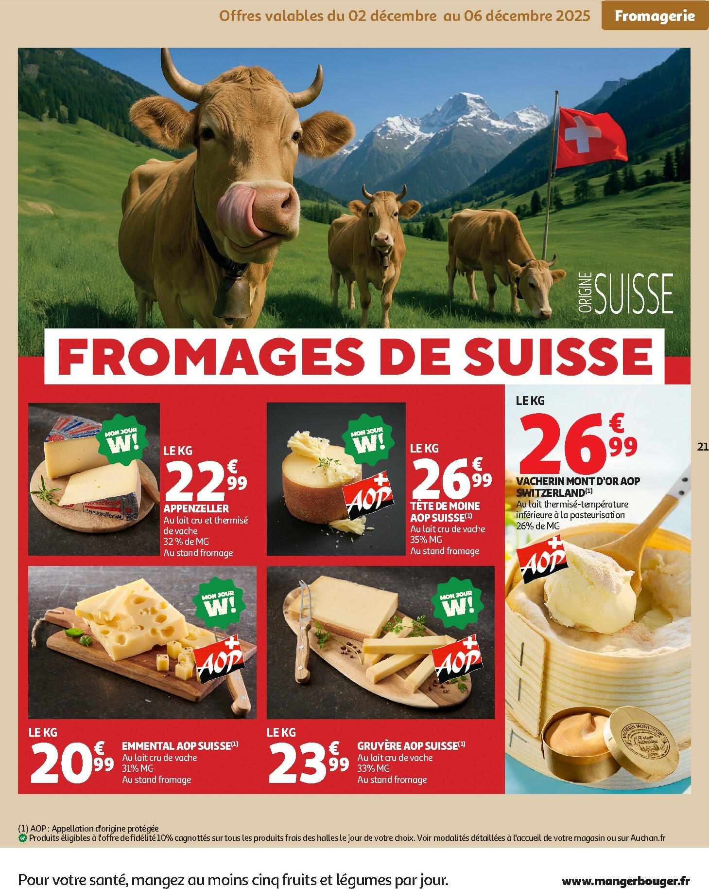 auchan - De Auchan - Les prix bas qui font du bien au quotidien folder geldig vanaf 02/12 t/m 07/12 - page: 21