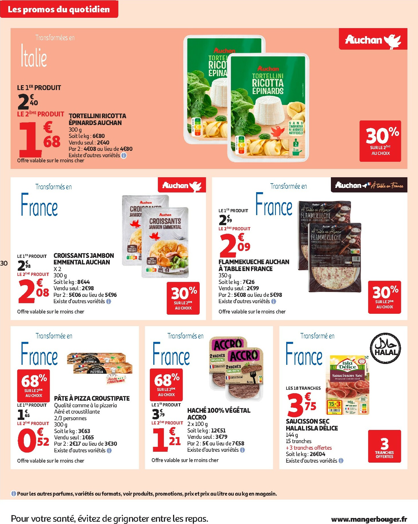 auchan - De Auchan - Les prix bas qui font du bien au quotidien folder geldig vanaf 02/12 t/m 07/12 - page: 30