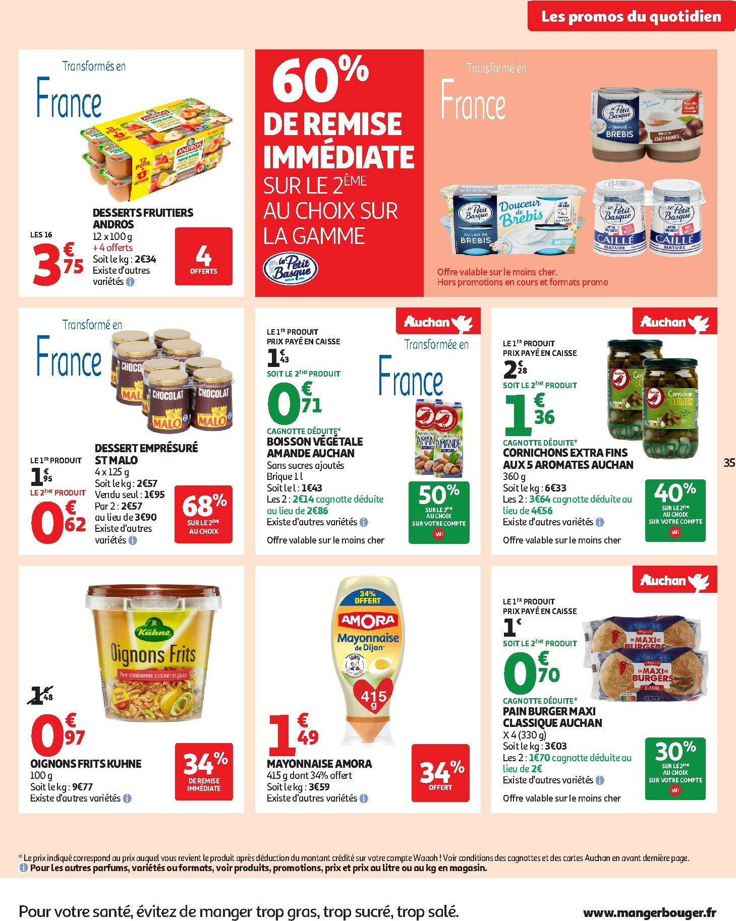 auchan - De Auchan - Les prix bas qui font du bien au quotidien folder geldig vanaf 02/12 t/m 07/12 - page: 35