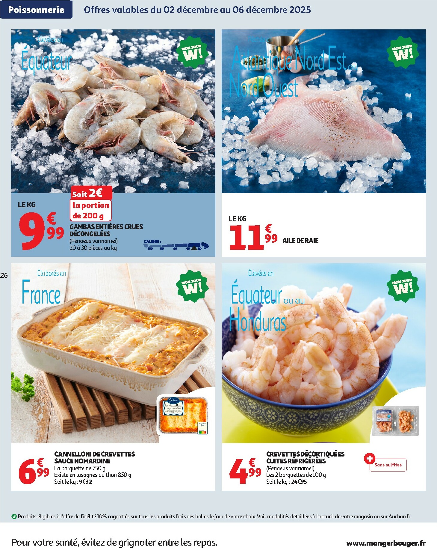 auchan - De Auchan - Les prix bas qui font du bien au quotidien folder geldig vanaf 02/12 t/m 07/12 - page: 26