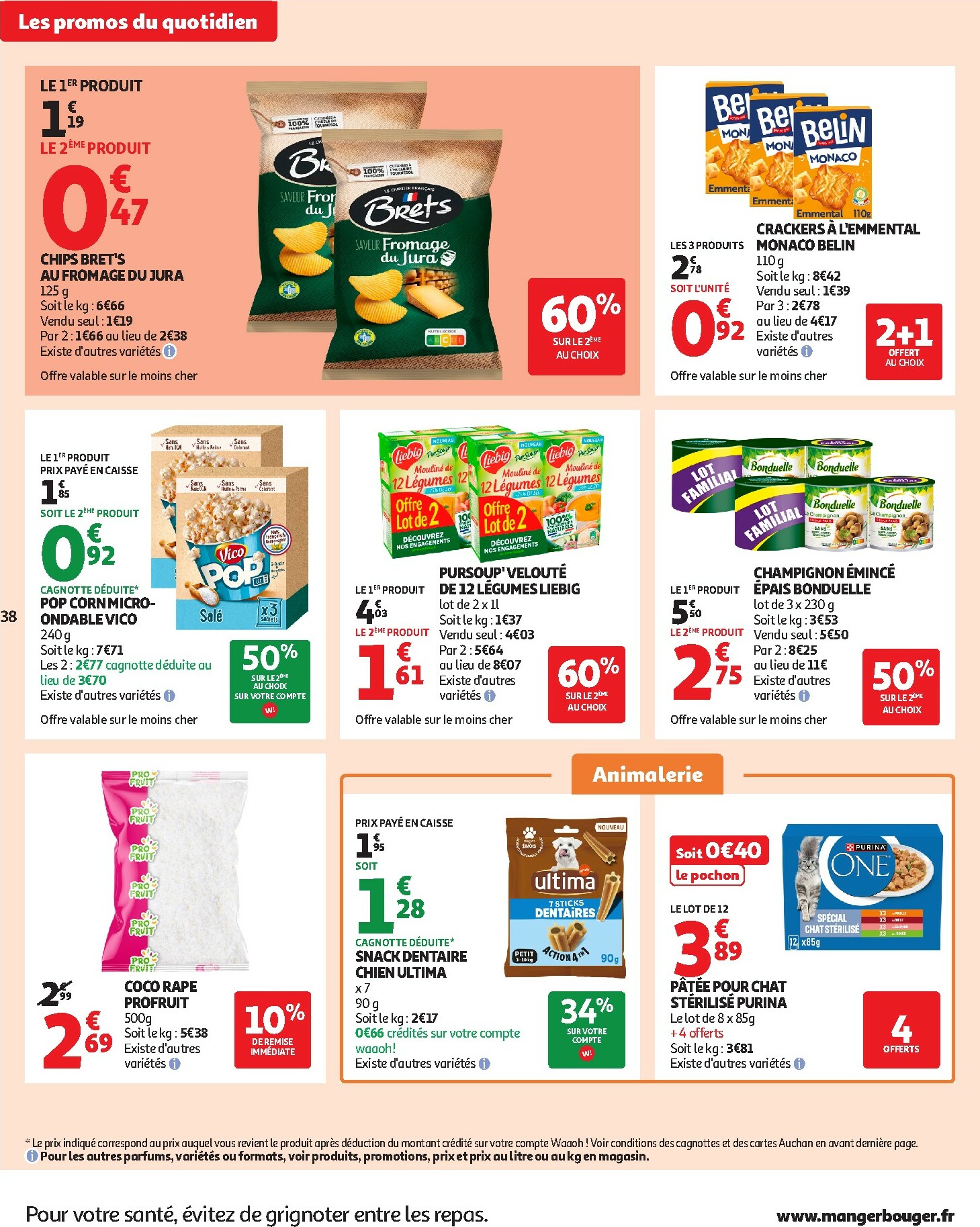 auchan - De Auchan - Les prix bas qui font du bien au quotidien folder geldig vanaf 02/12 t/m 07/12 - page: 38